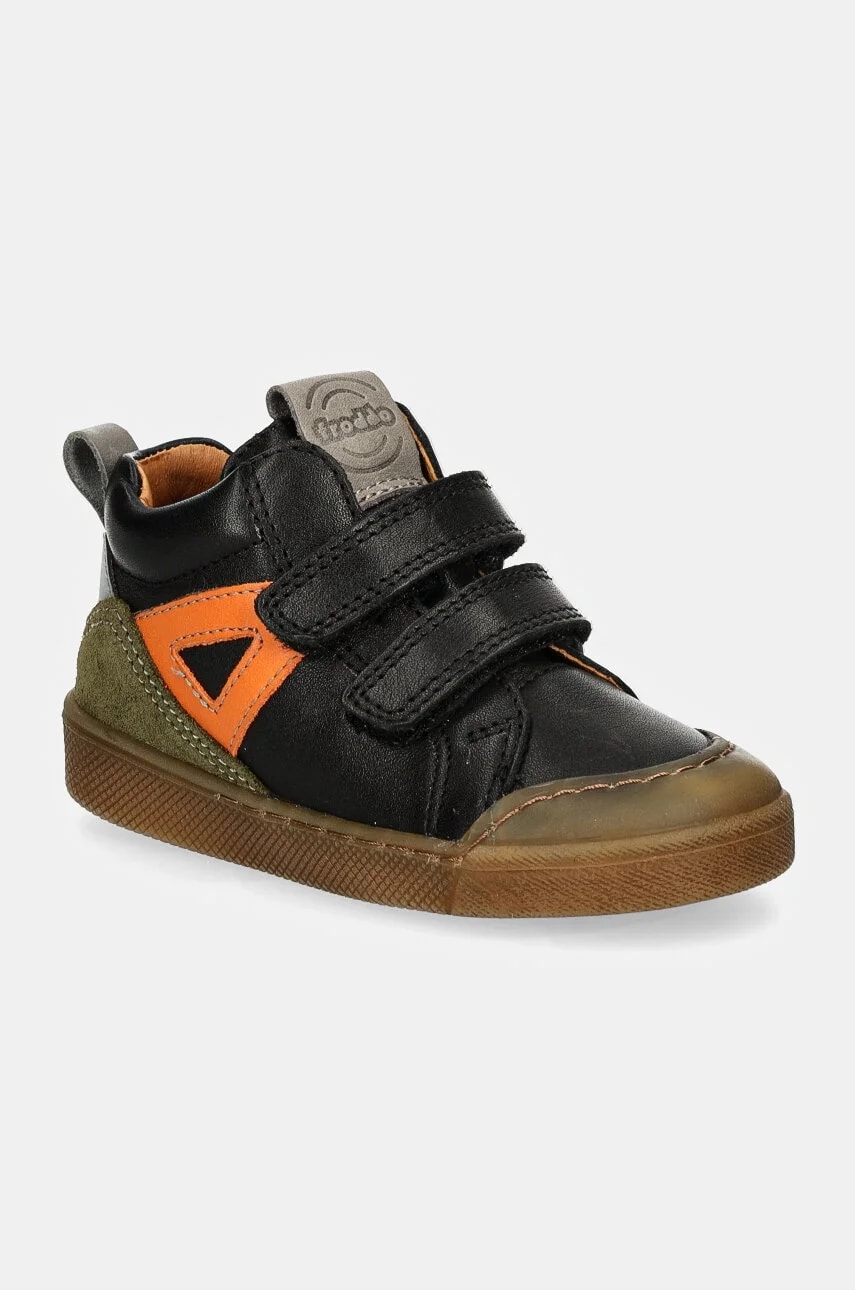 Детская кожаная обувь ROSARIO HIGH-TOP черный для мальчиков