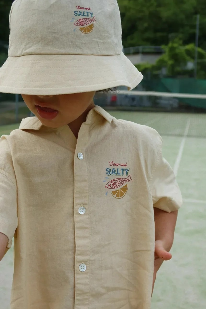 Детская льняная рубашка FRANZEN SS LINEN SHIRT
