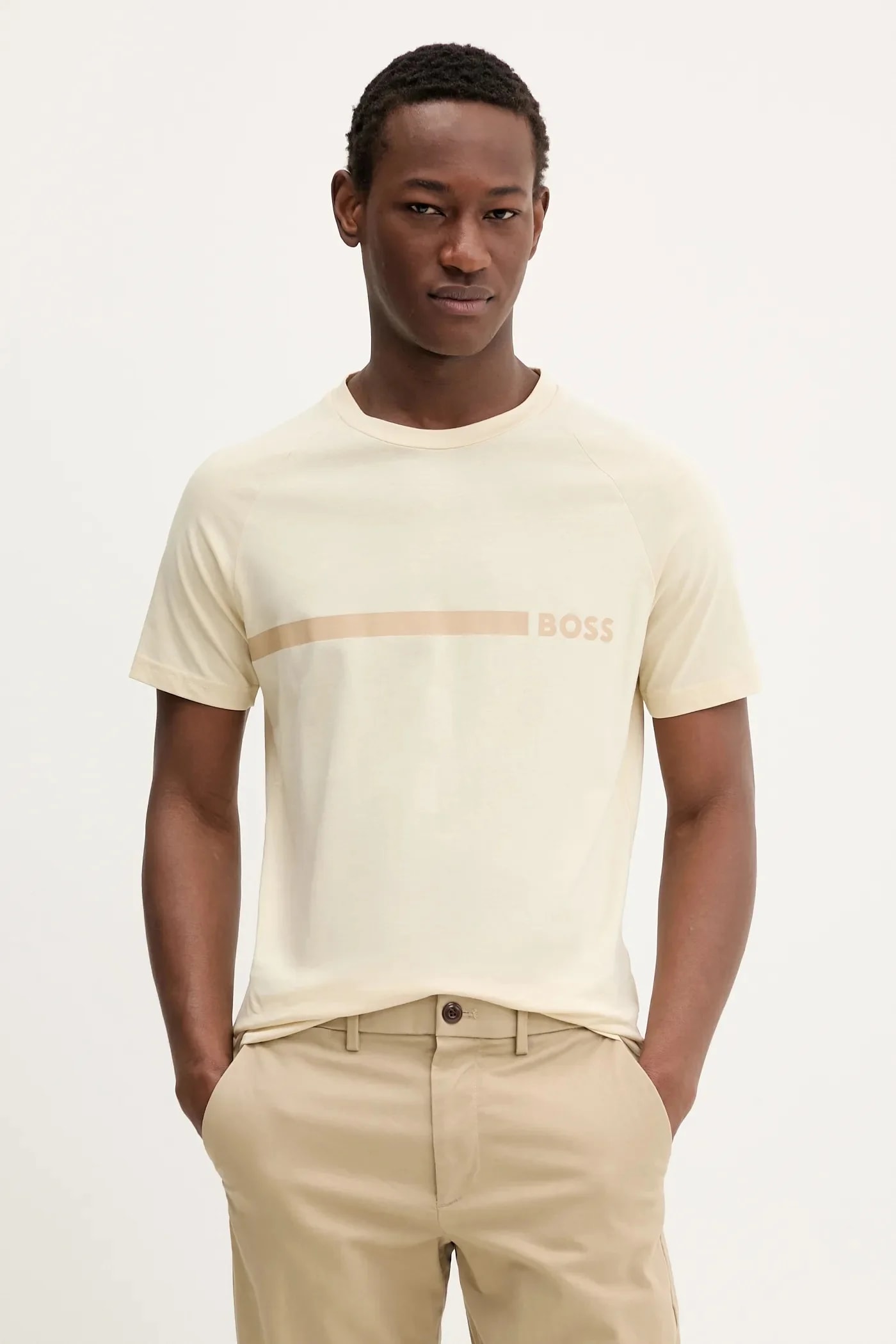 Хлопковая футболка RN Slim Fit