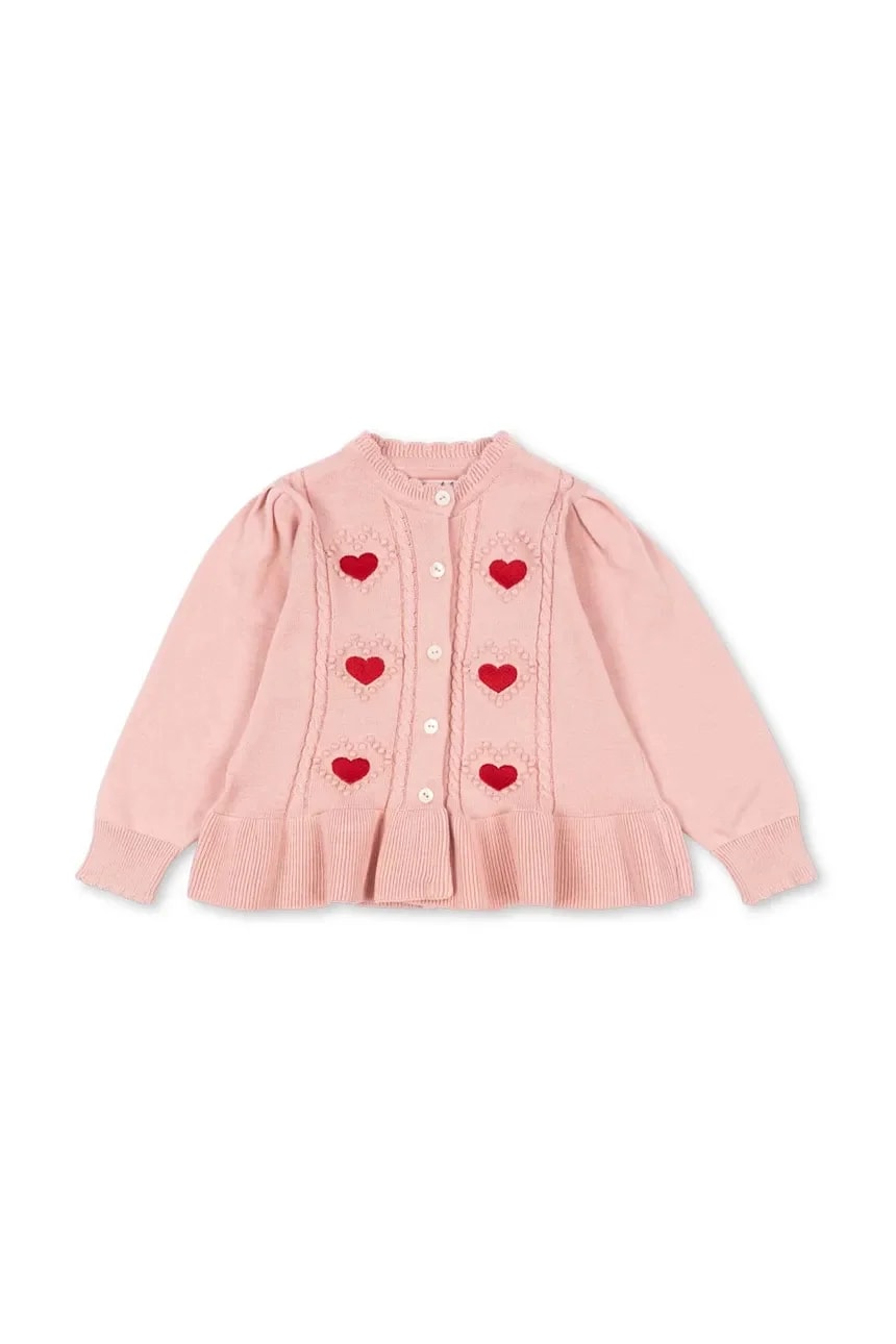 Детский хлопковый кардиган SOLEIL CARDIGAN GOTS