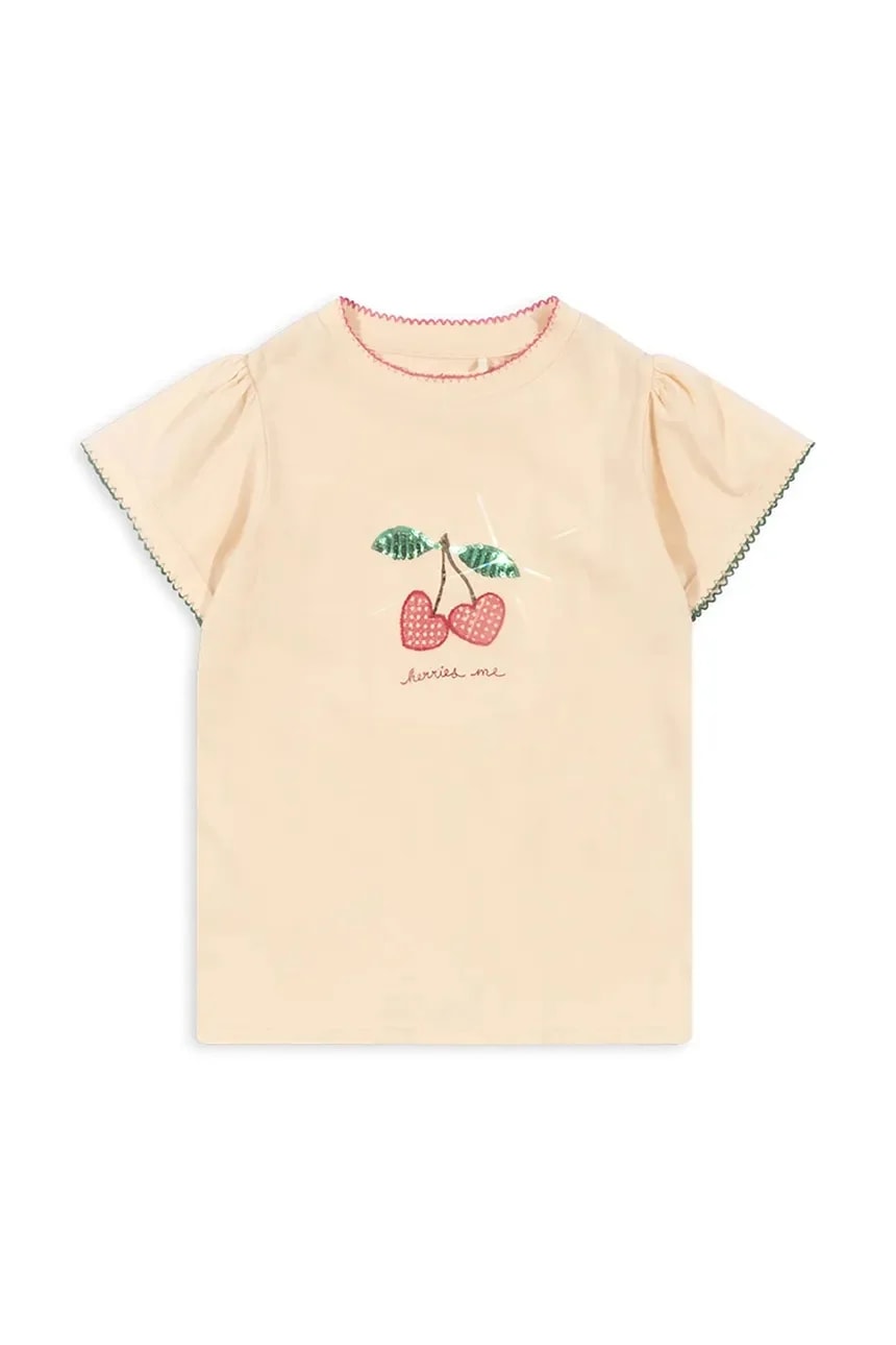 Детская хлопковая футболка FAMO PUFF TEE GOTS