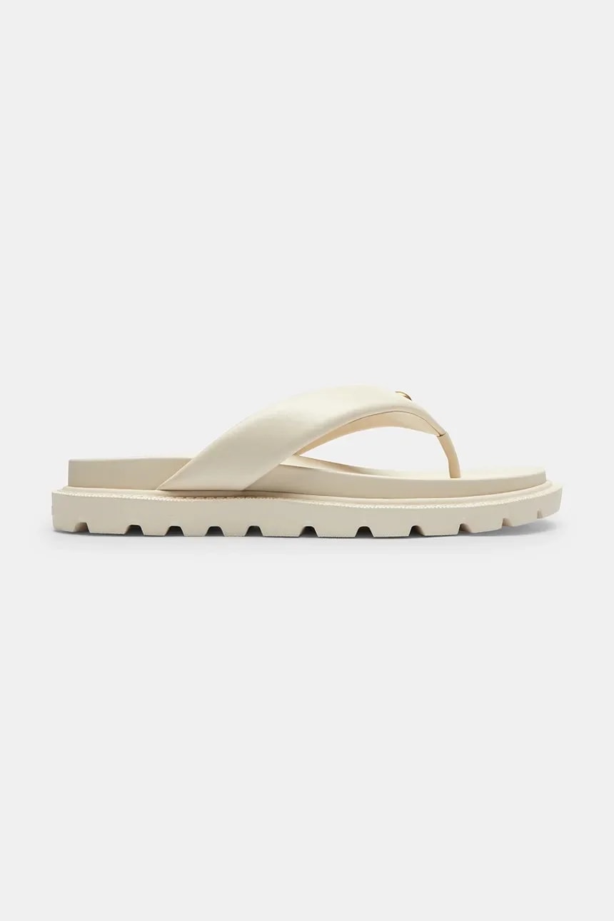 Женские кожаные шлепанцы Brynn Leather Thong Sandal