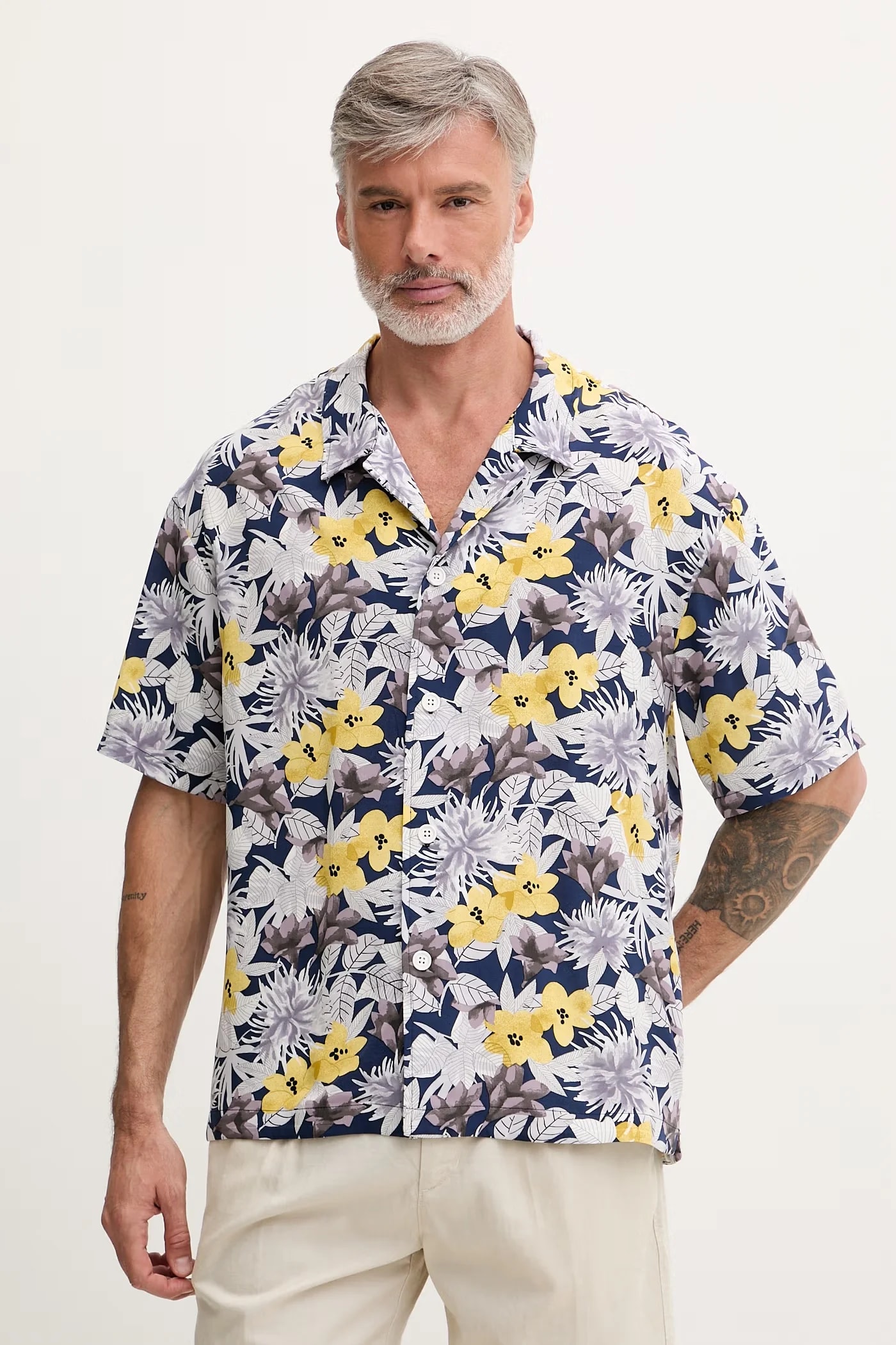 BEACH SHIRT RELAXED мужская пляжная рубашка