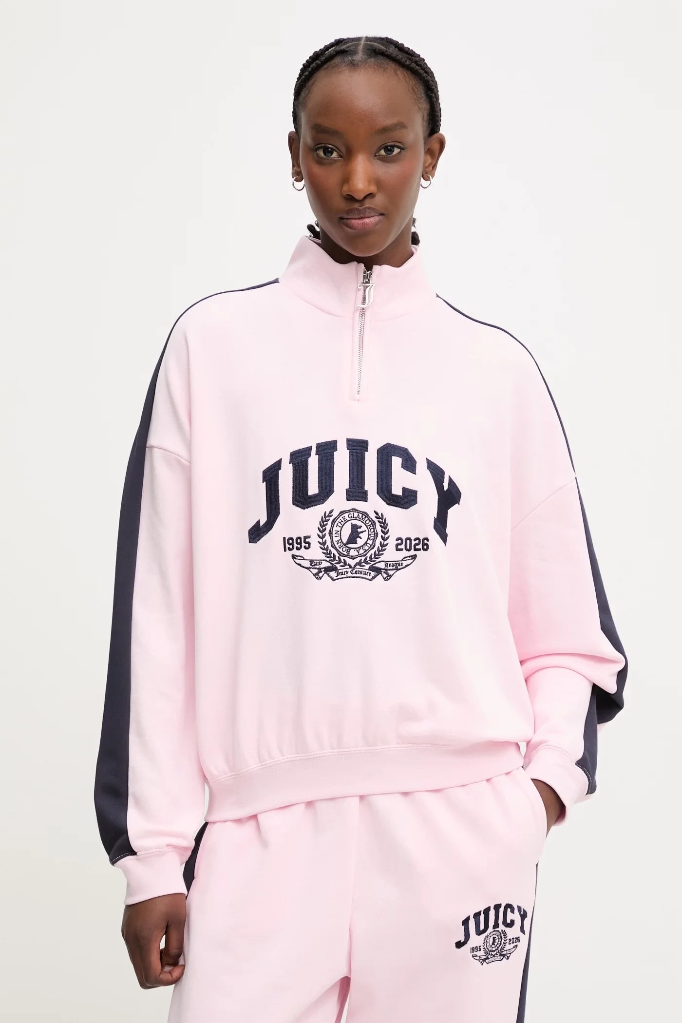 CREST TRACK TOP женская хлопковая толстовка
