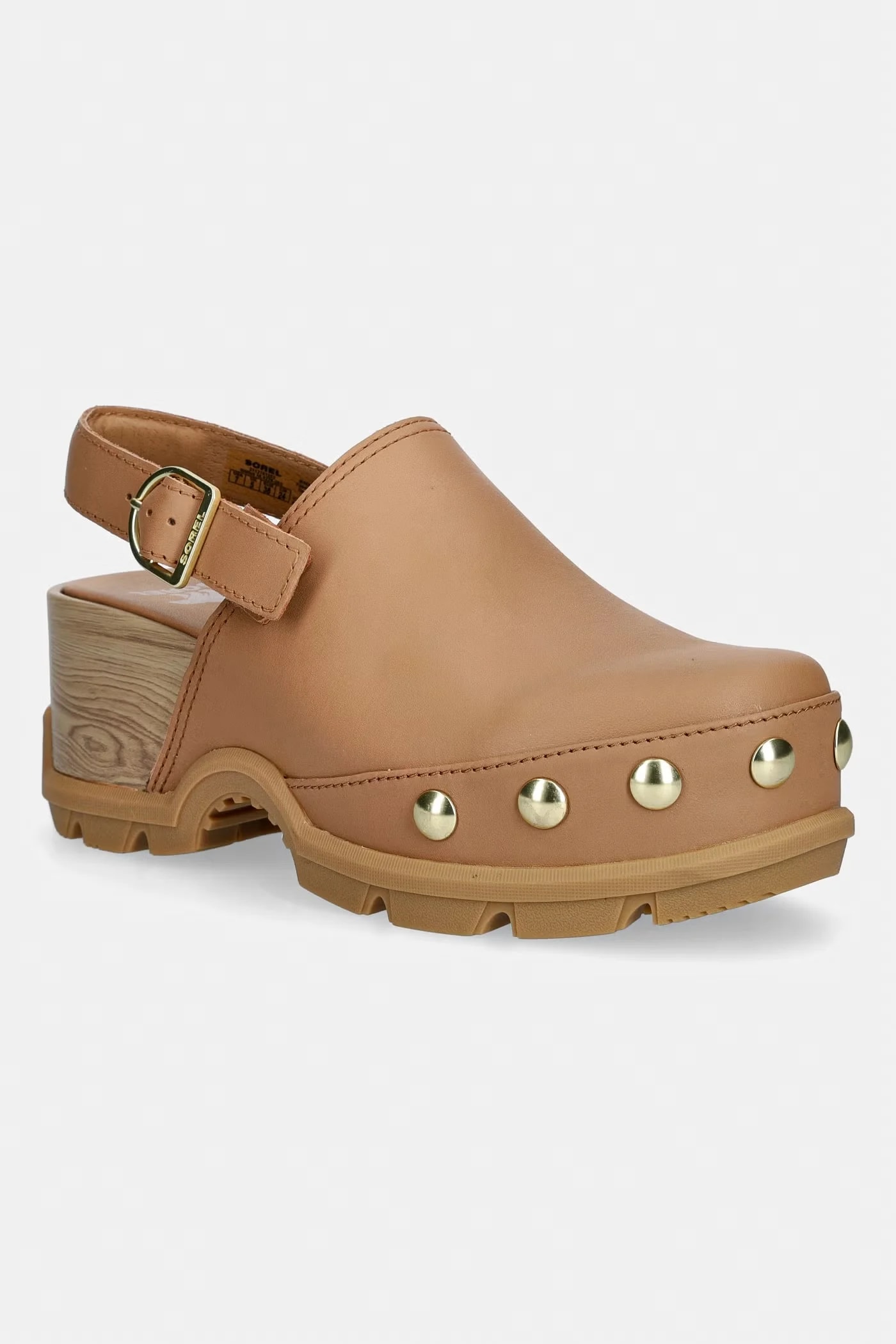 Женские кожаные босоножки на танкетке ROAM CLOG RVT