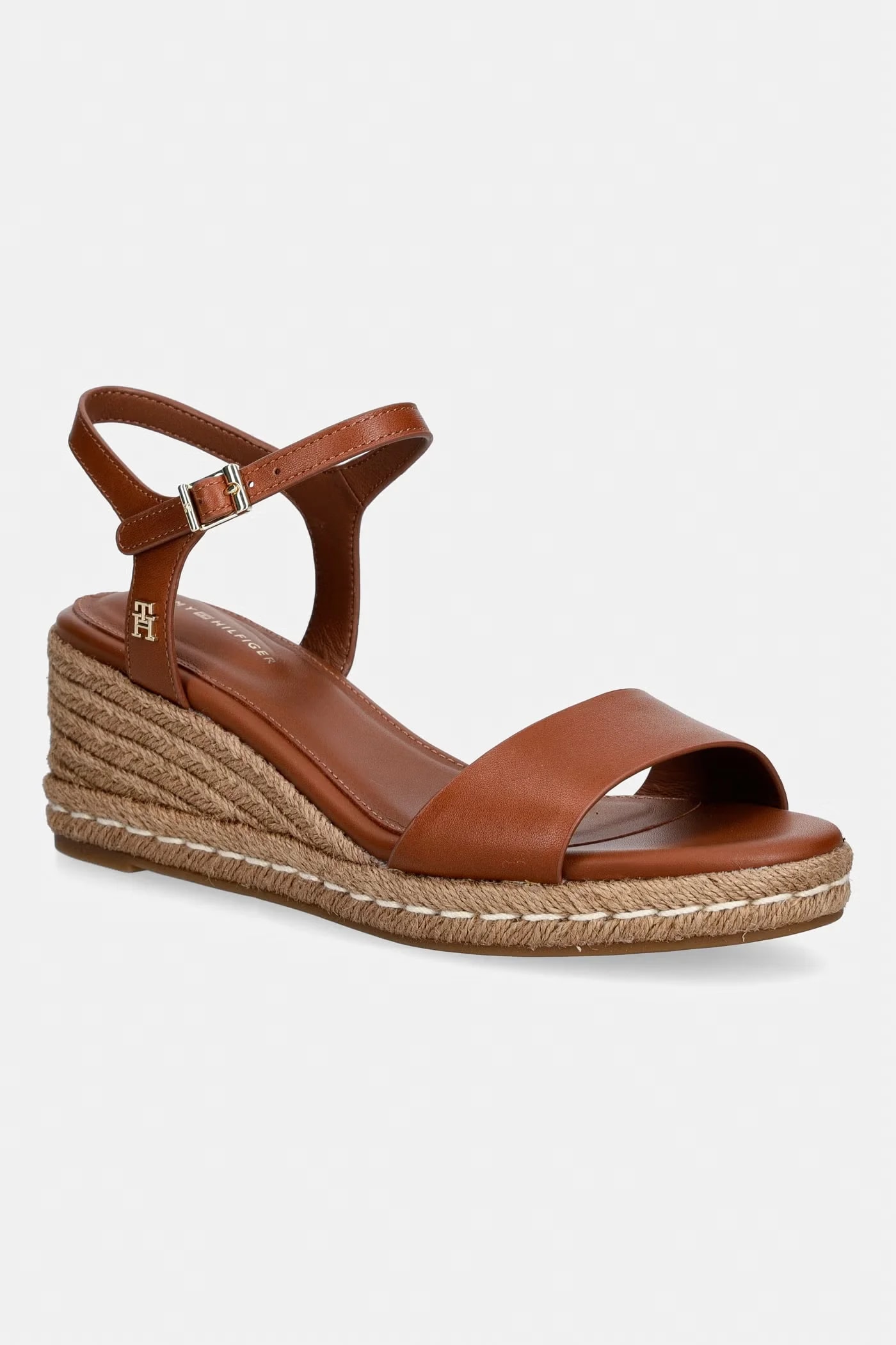 Кожаные босоножки на танкетке MID WEDGE ESPAD LEATHER