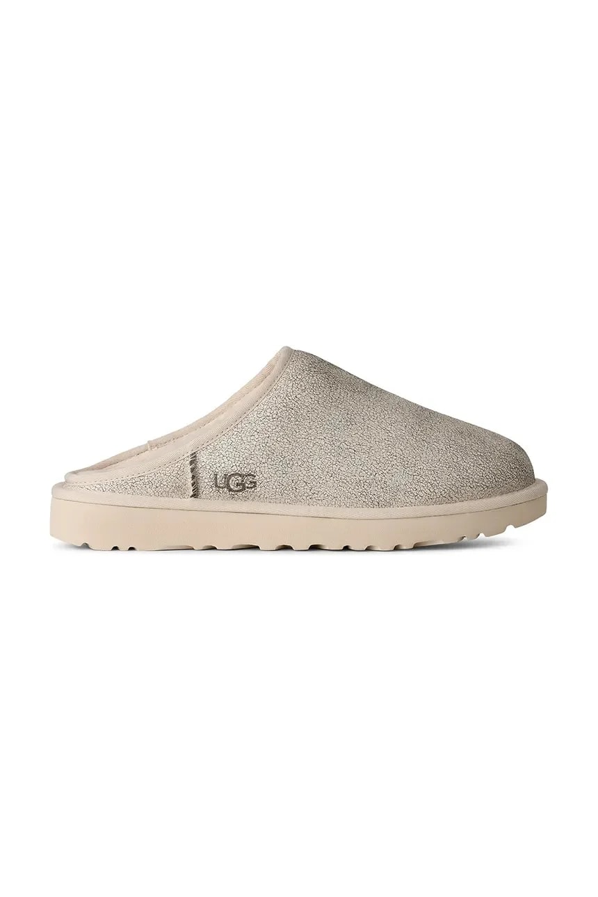 Мужские кожаные тапочки M Classic Slip-On Crackle