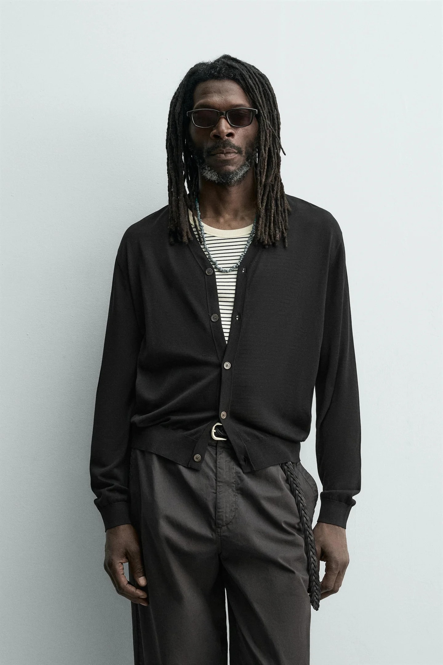 КАРДИГАН 100% ШЕЛК AARON LEVINE X Zara