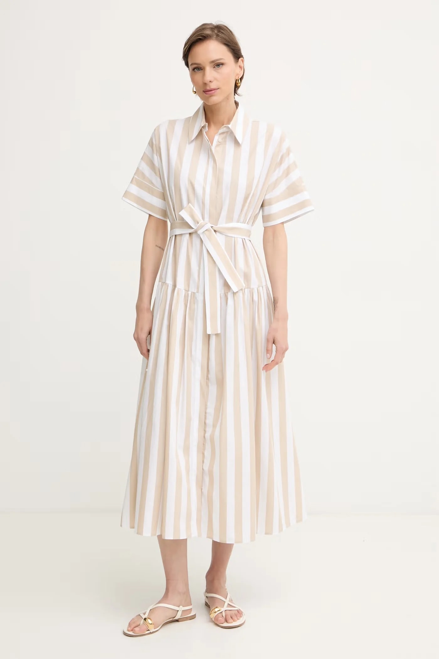 Хлопковое платье-рубашка Emme от Marella