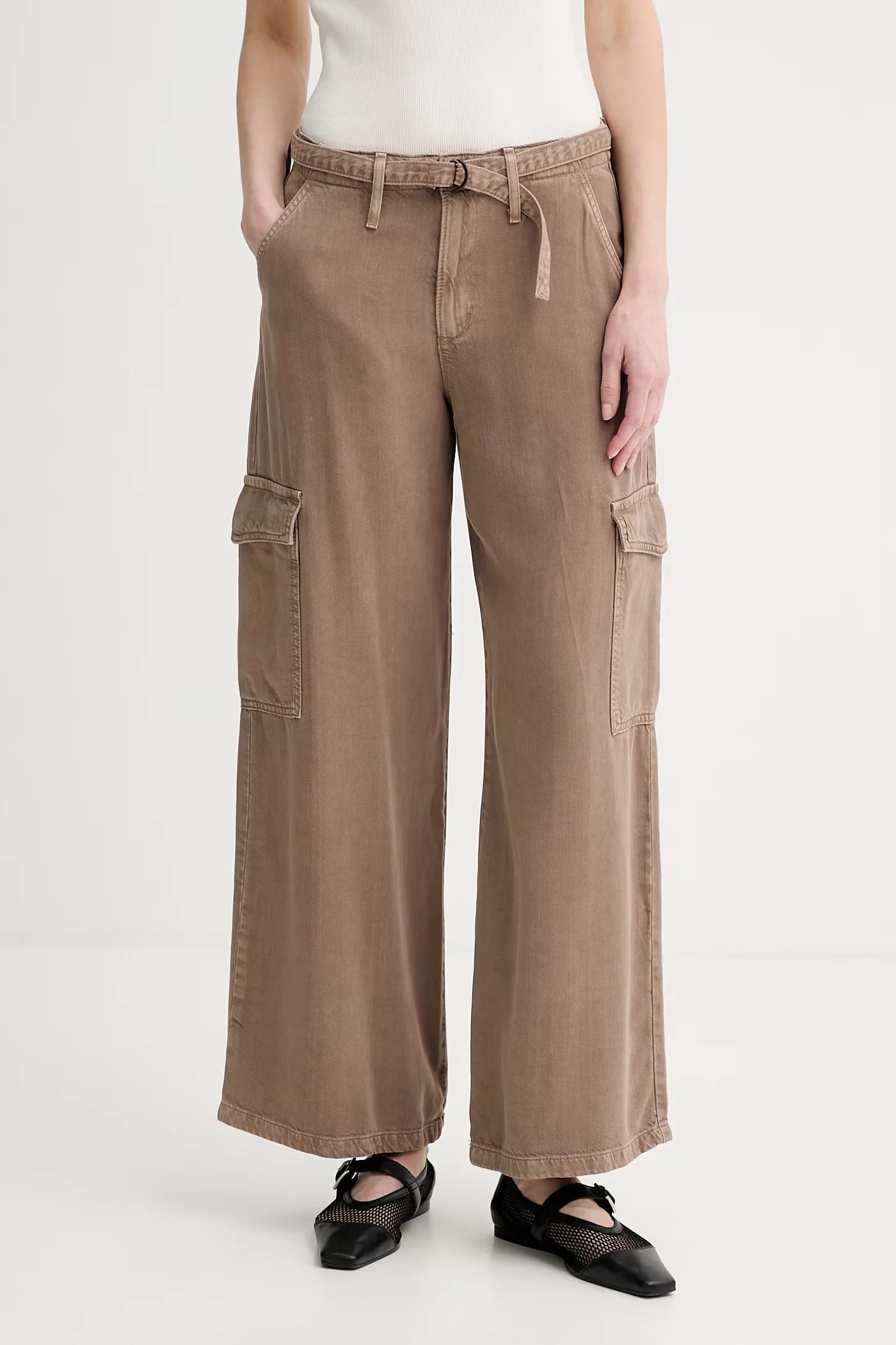 Брюки женские BAGGY DAD CARGO из лиоцелла