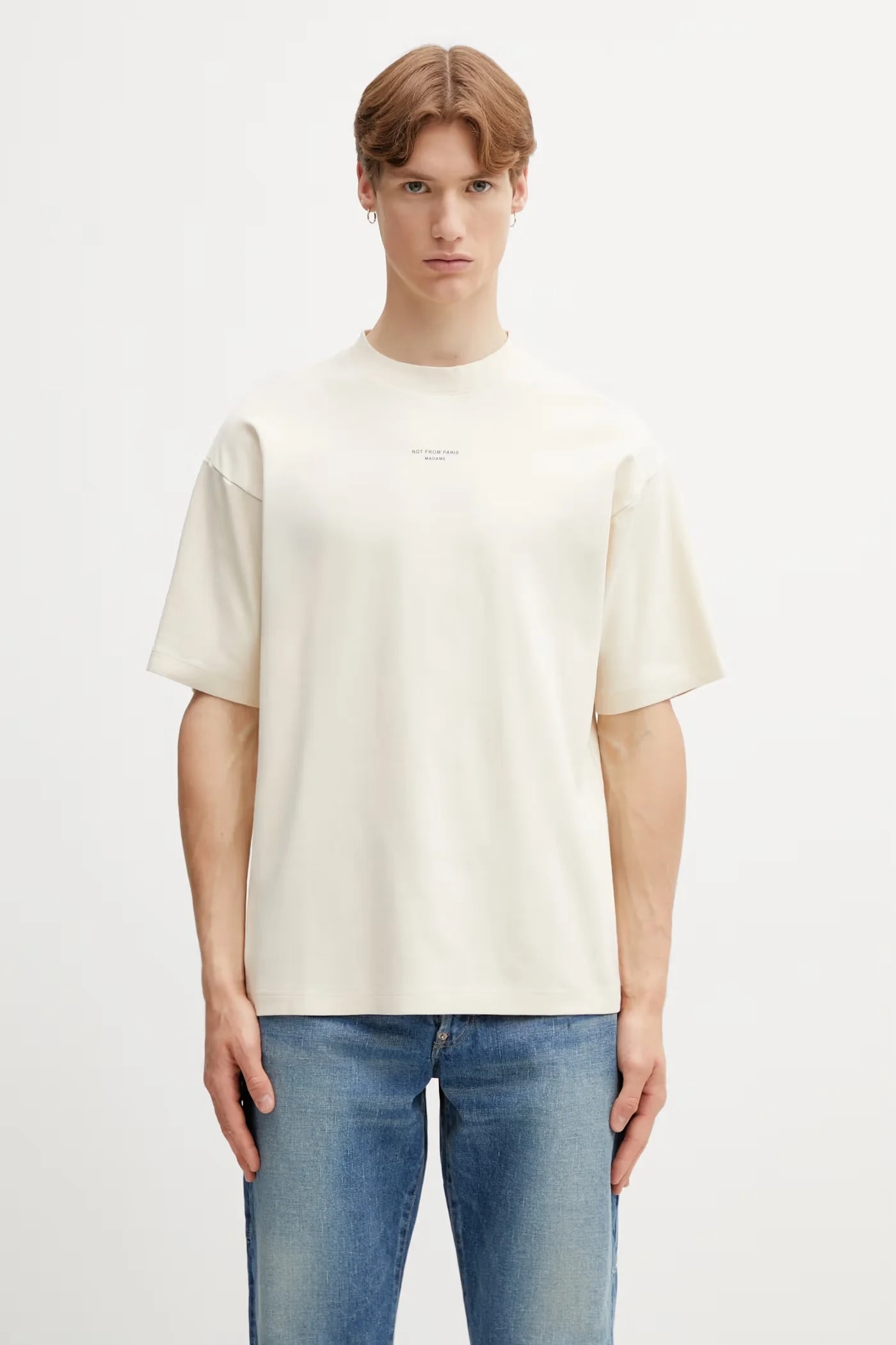 Мужская футболка из хлопка Le T-shirt Slogan Classique