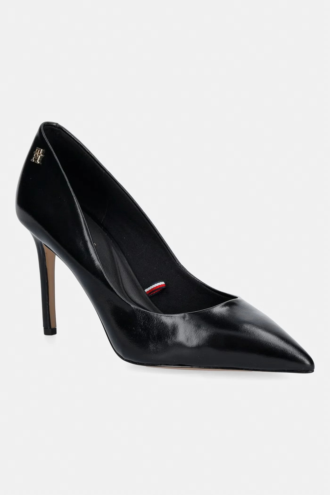 Кожаные туфли ESSENTIAL POINTED PUMP на высоком каблуке