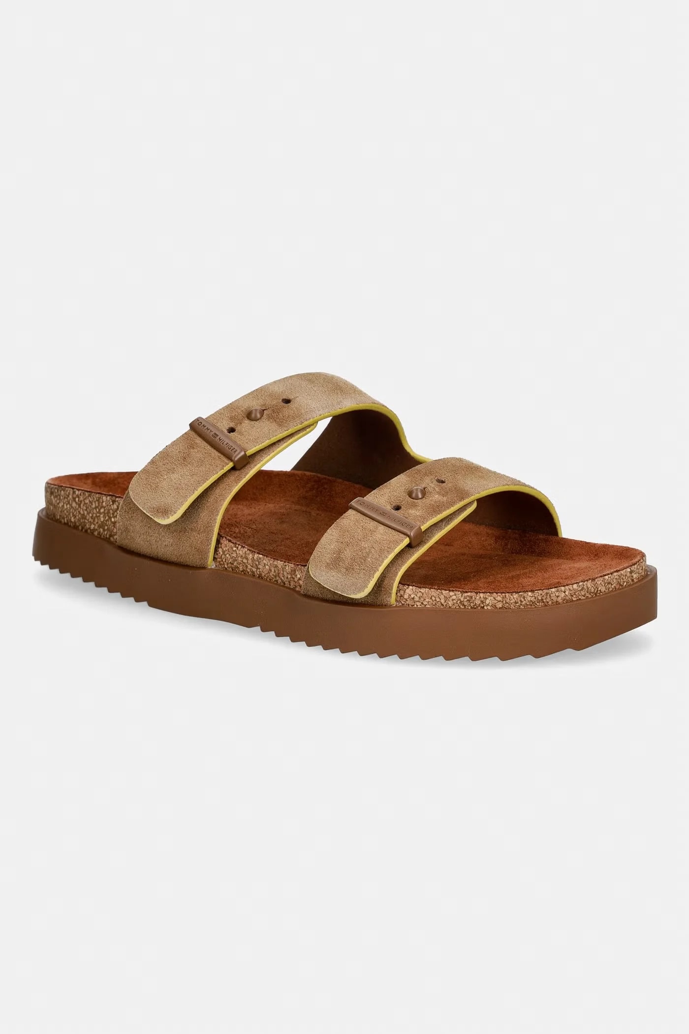 Мужские замшевые тапочки CORK ADJUSTABLE SUEDE SANDAL