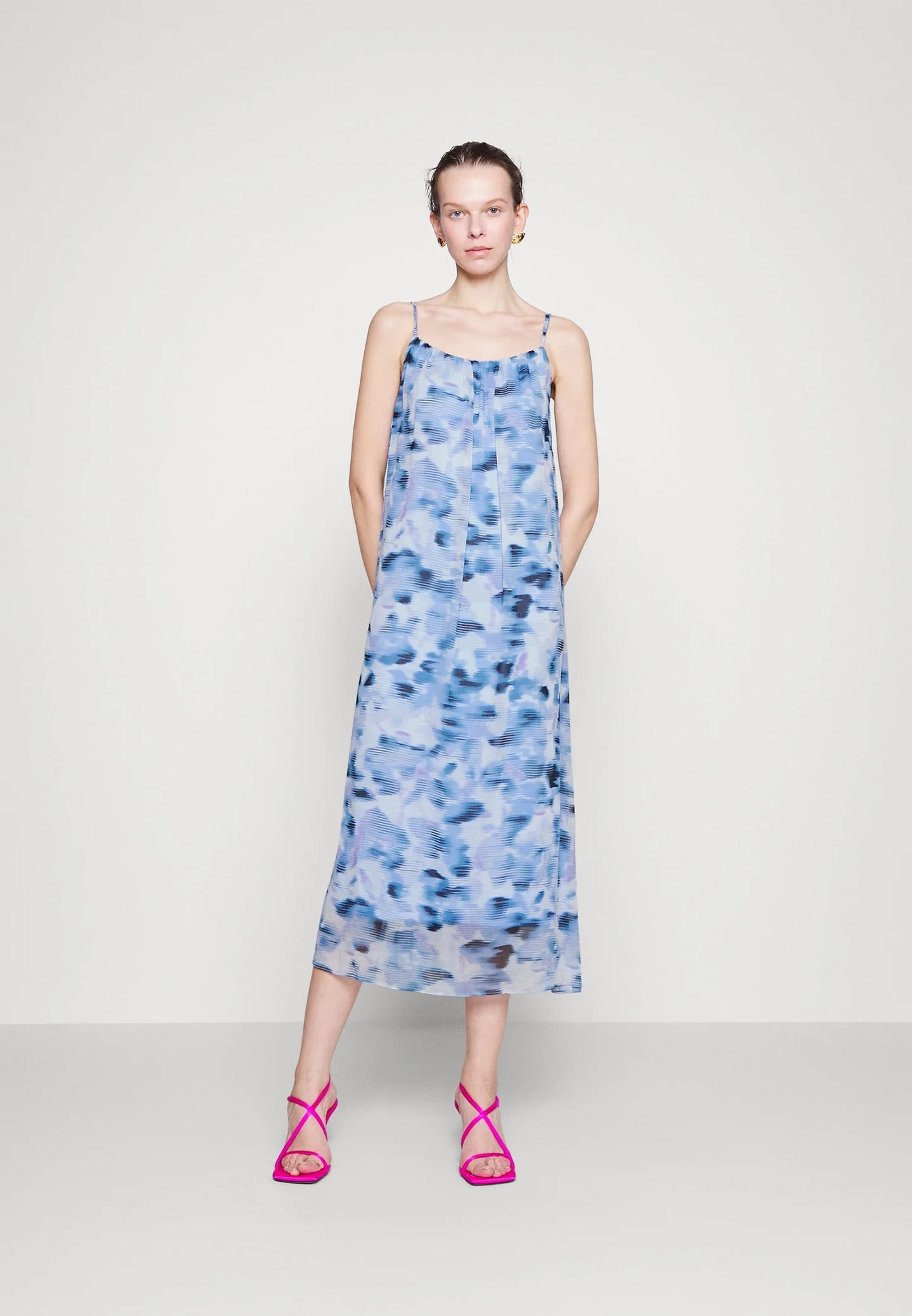 S/L PRNT CHFFN DRESS - Коктейльное платье