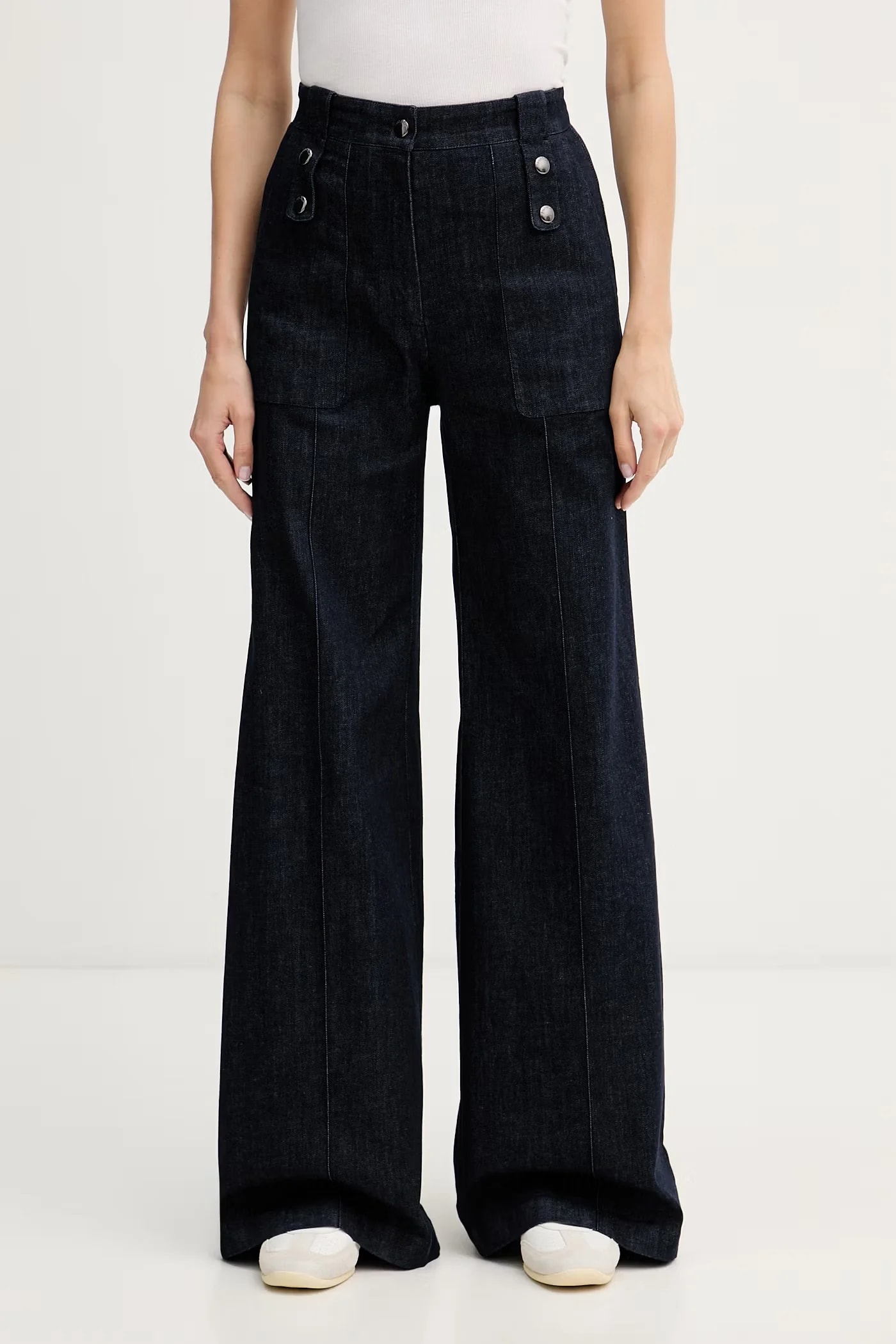 NOELA DENIM женские широкие джинсы