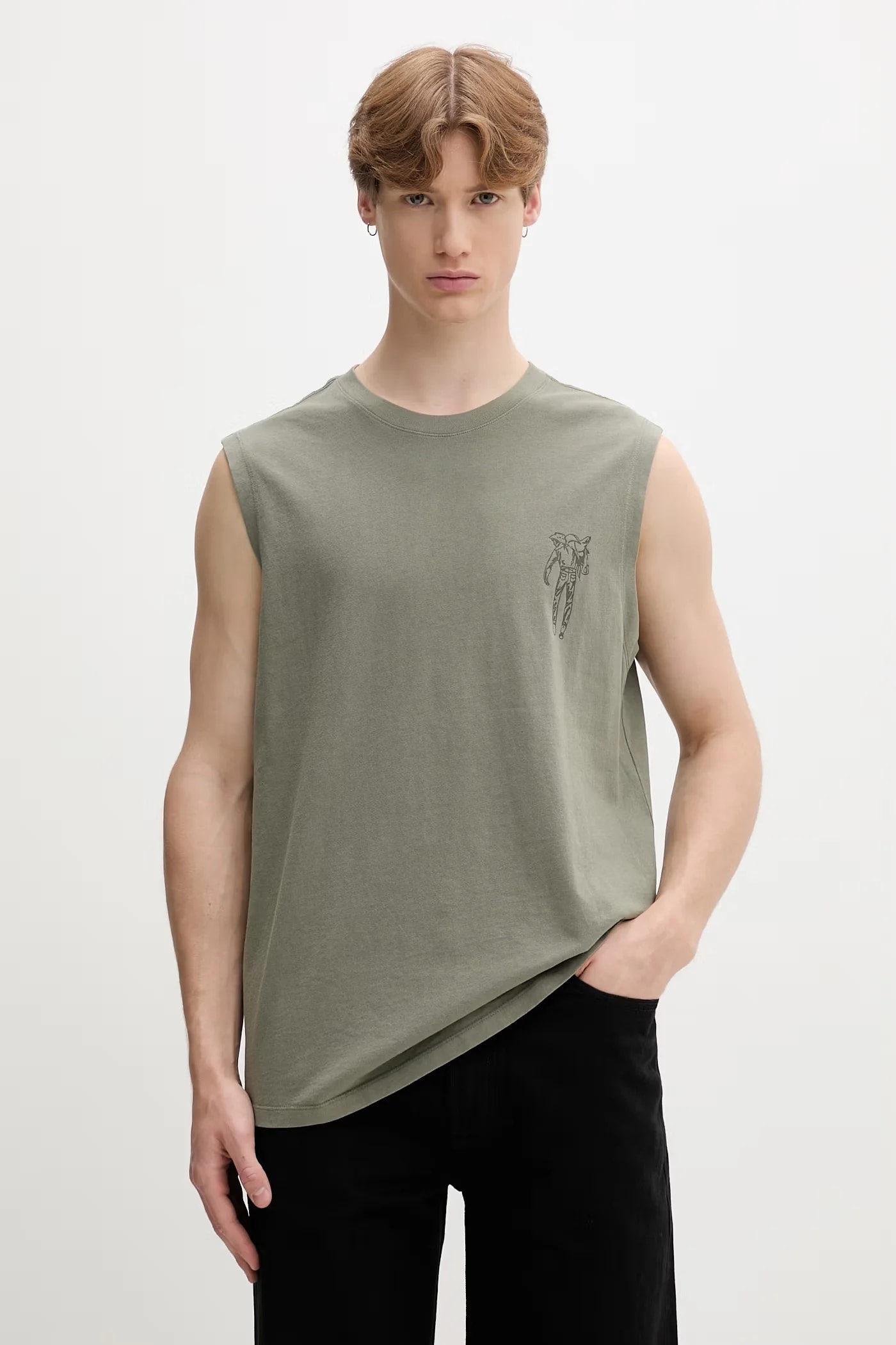 Мужской хлопковый топ GR MUSCLE TANK
