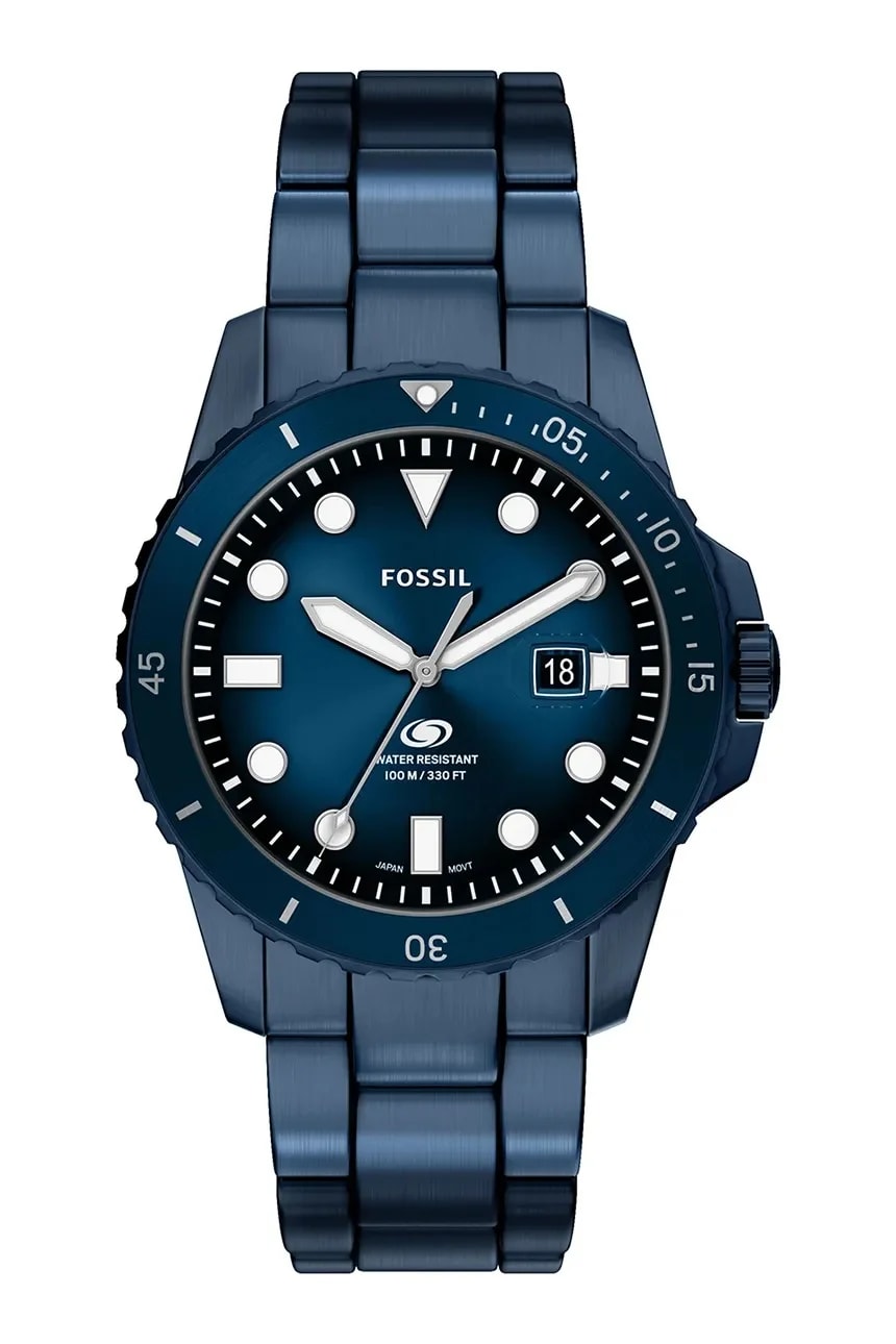Мужские часы Fossil Синие