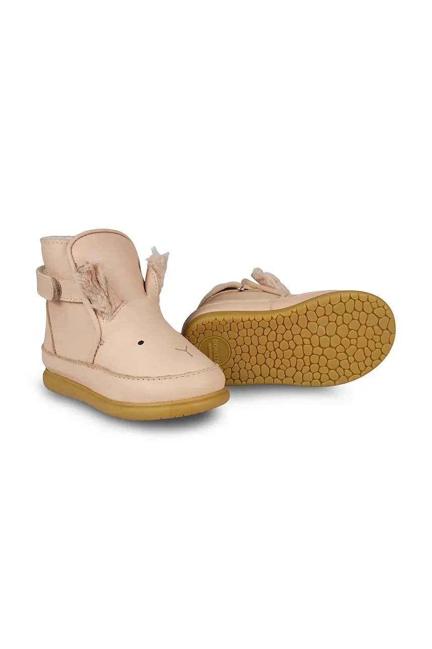 Dubu Exclusive Shoes Детская кожаная зимняя обувь Fluffy Bunny