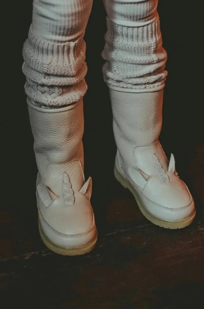 Детская кожаная зимняя обувь Wadudu Special Boots Unicorn