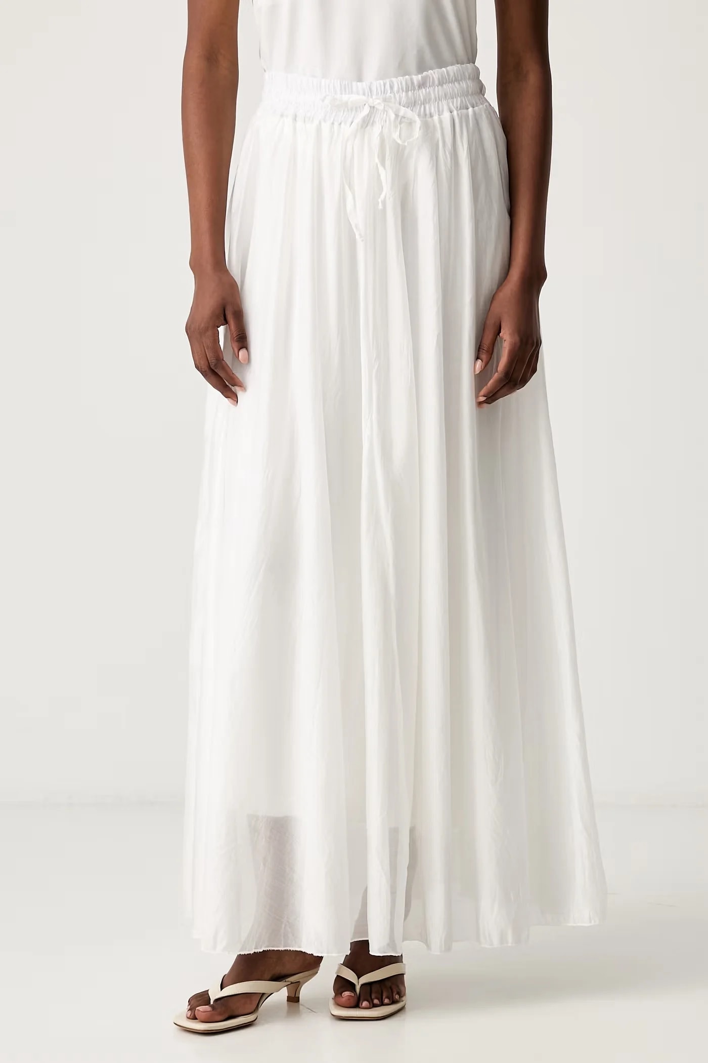 Расклешенная юбка из лиоцелла