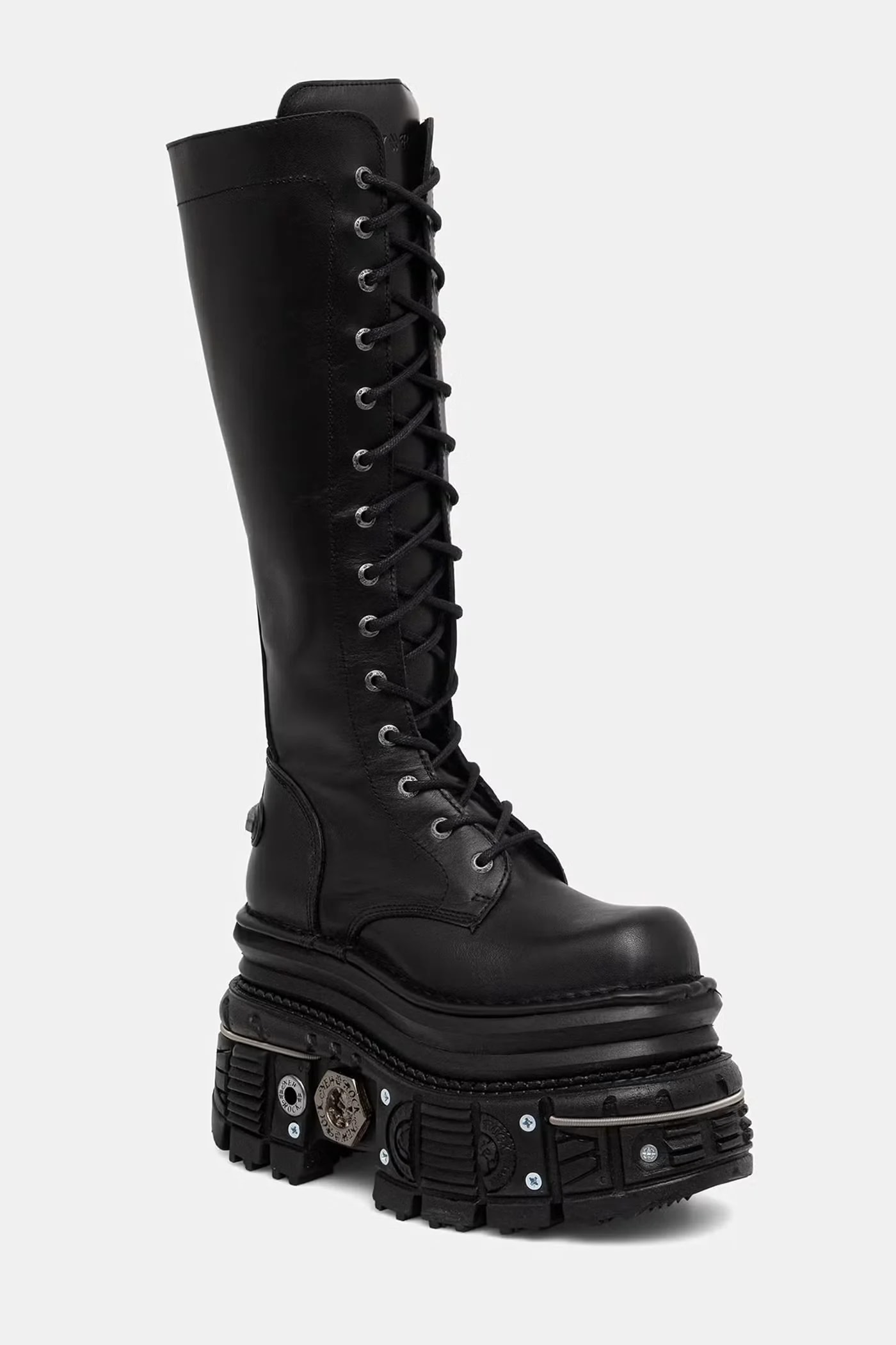 Женские кожаные ботинки ITALI NEGRO, IMPERFECT TANK NEGRO E-34