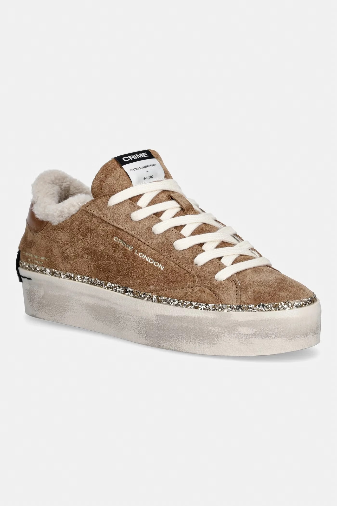 Женские замшевые кроссовки DISTRESSED PLATFORM
