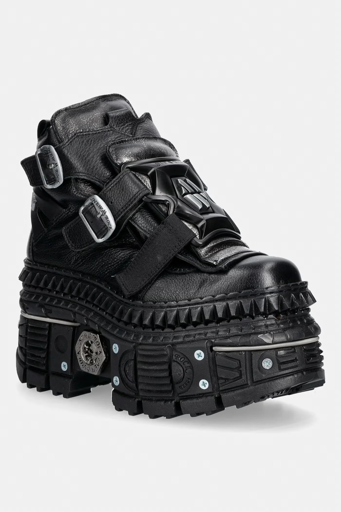 Женские кожаные кроссовки LUXOR NEGRO, BOX PLANE, TANK CASCO