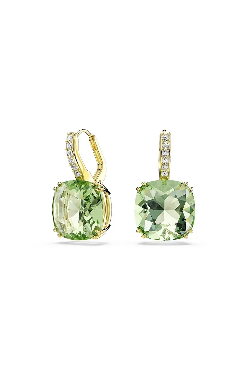 Позолоченные женские серьги с кристаллами Swarovski MILLENIA