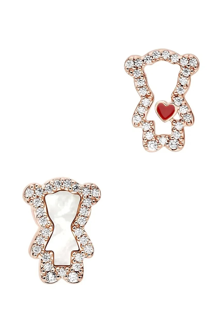 Сентиментальные женские серьги из латуни
