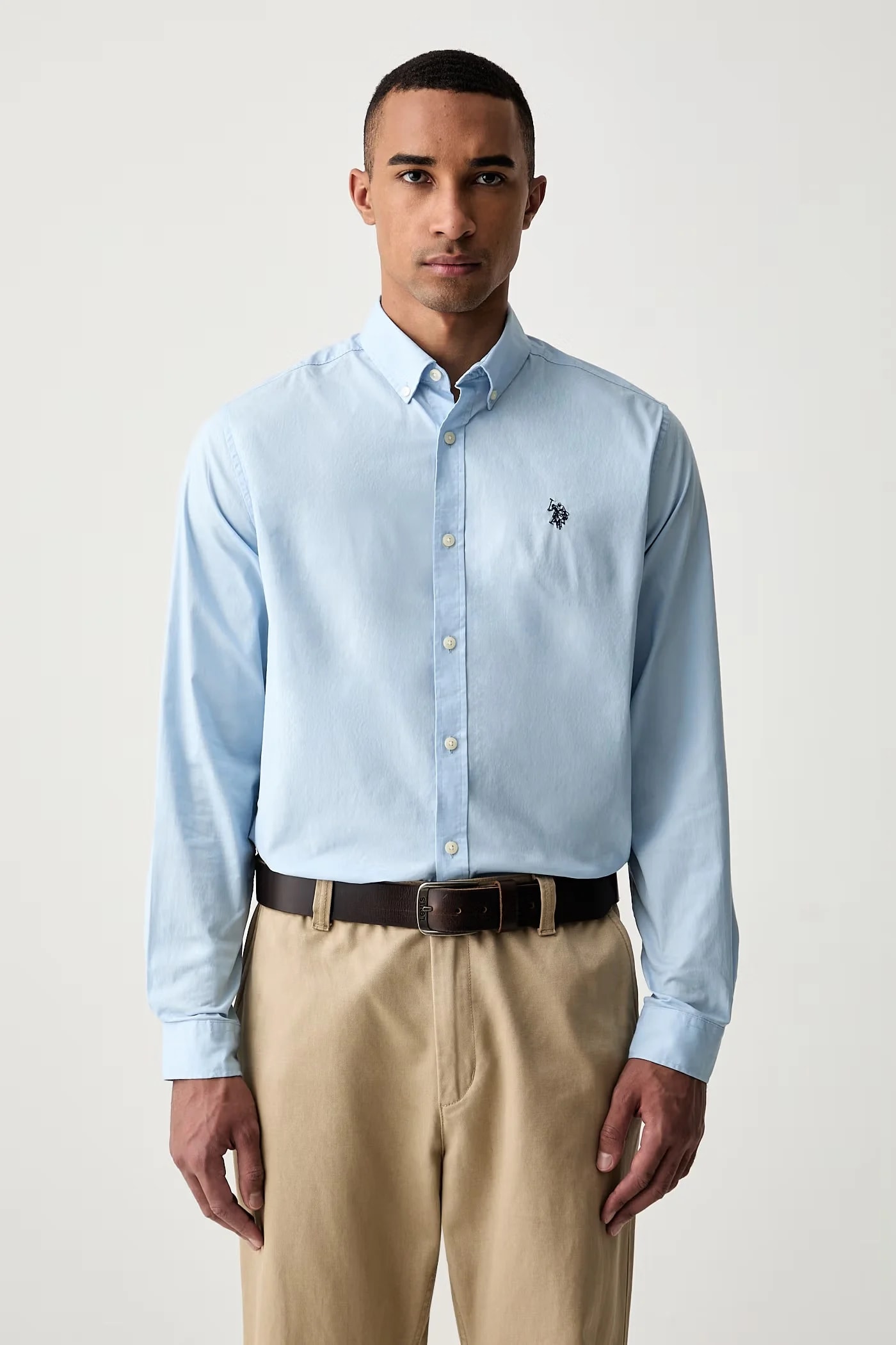 Мужская рубашка из хлопка STRETCH COTTON POPLIN