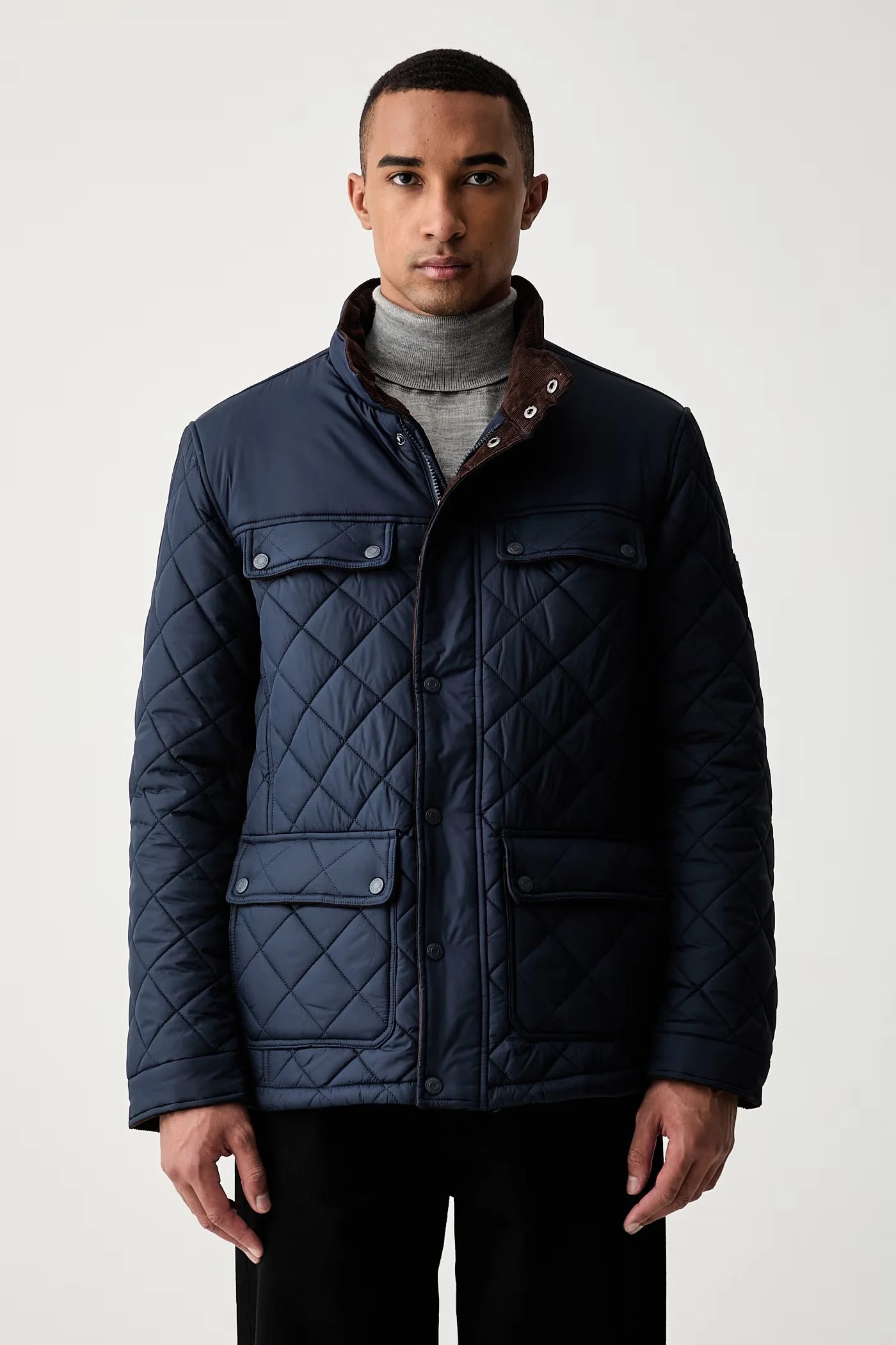 куртка мужская DIAMOND QUILTED FUNNEL