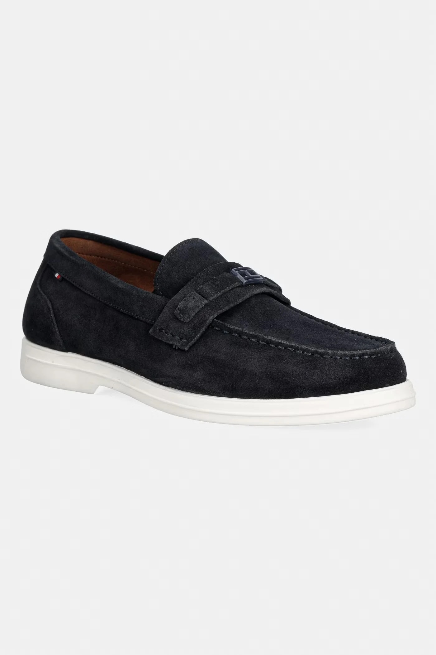 Мужские замшевые лоферы LIGHT SUEDE FLAG HARDWARE LOAFER