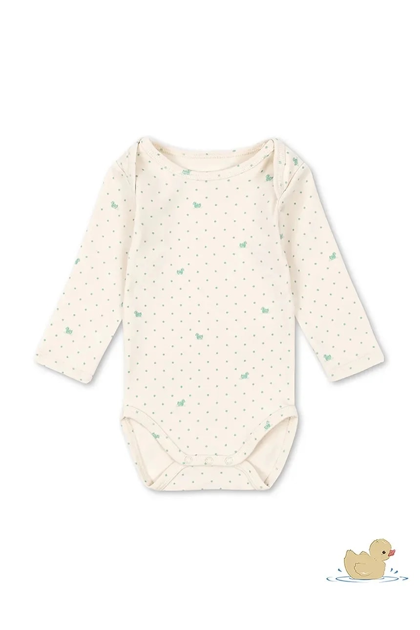 Хлопковое детское боди BELLO DUE LS BODY OCS