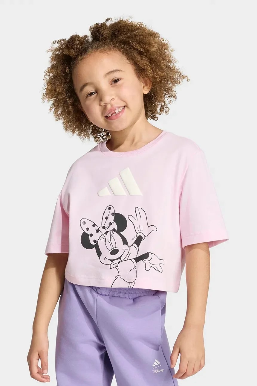 Детская футболка из хлопка с эластаном DISNEY MINNIE MOUSE