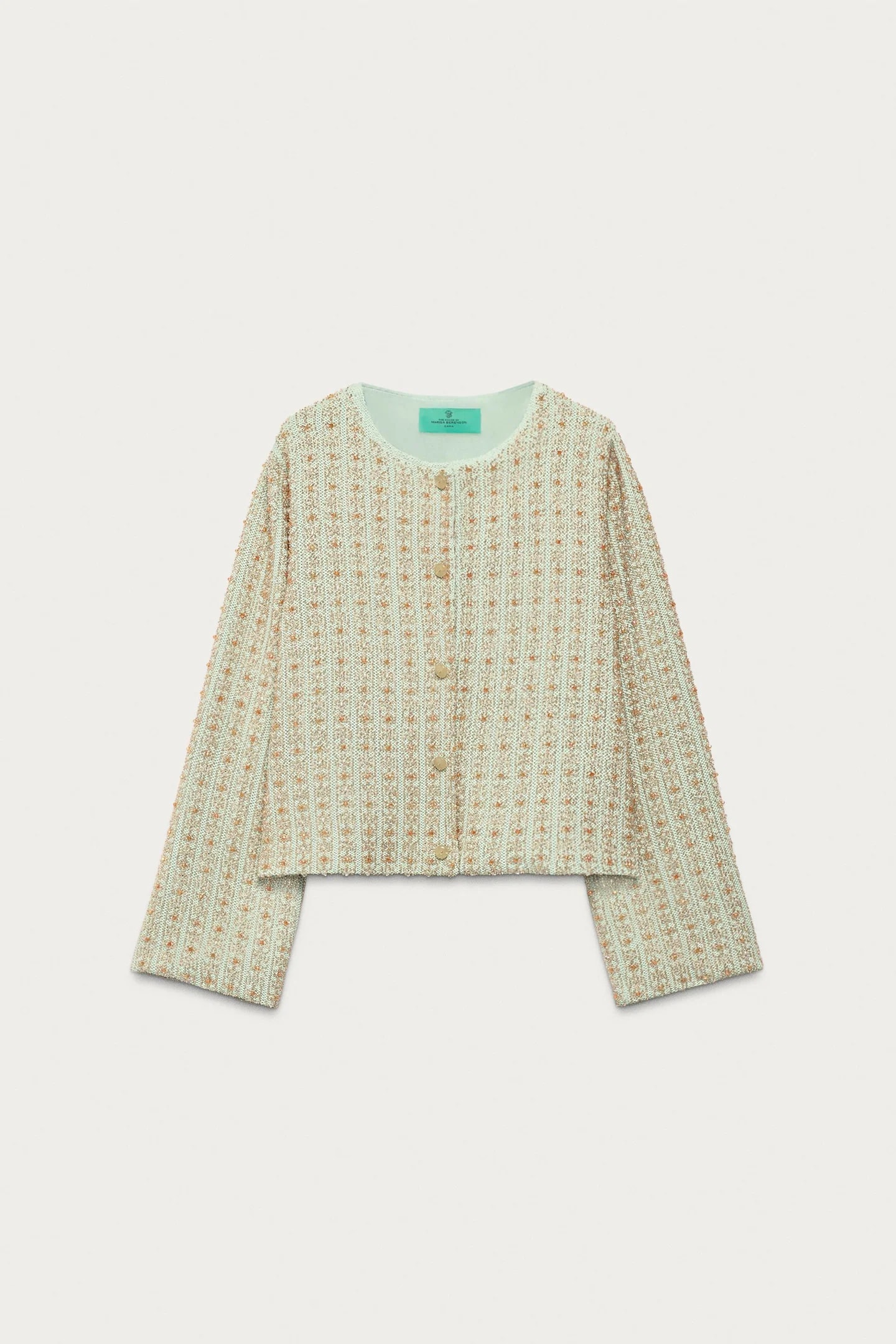 КАРДИГАН ИЗ БИСЕРА МАРИСА БЕРЕНСОН X Zara