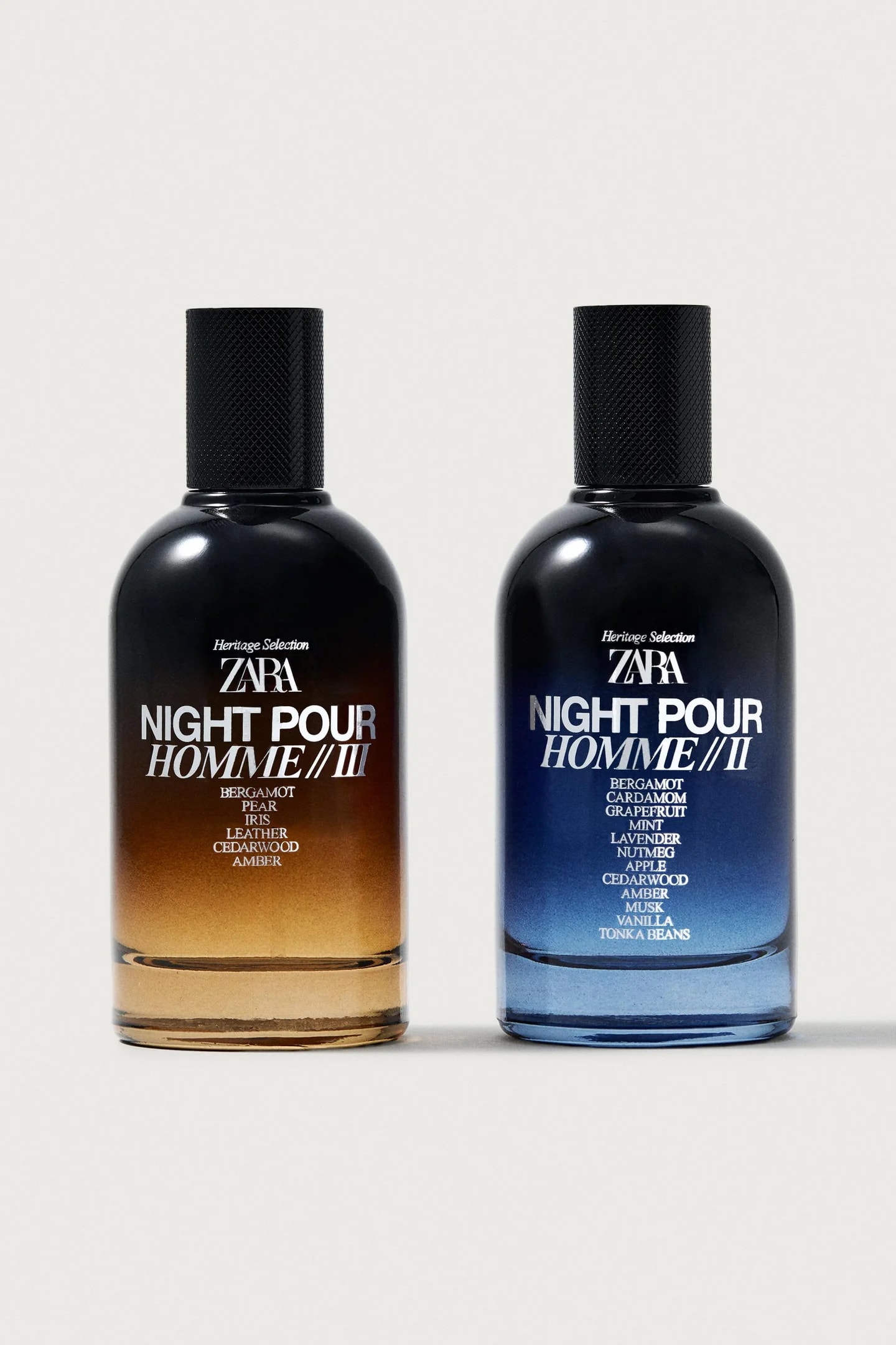 NIGHT POUR HOMME II + III АРОМАТНАЯ ВОДА 100 МЛ + 100 МЛ (3,38 ЖЛ. УНЦИИ)