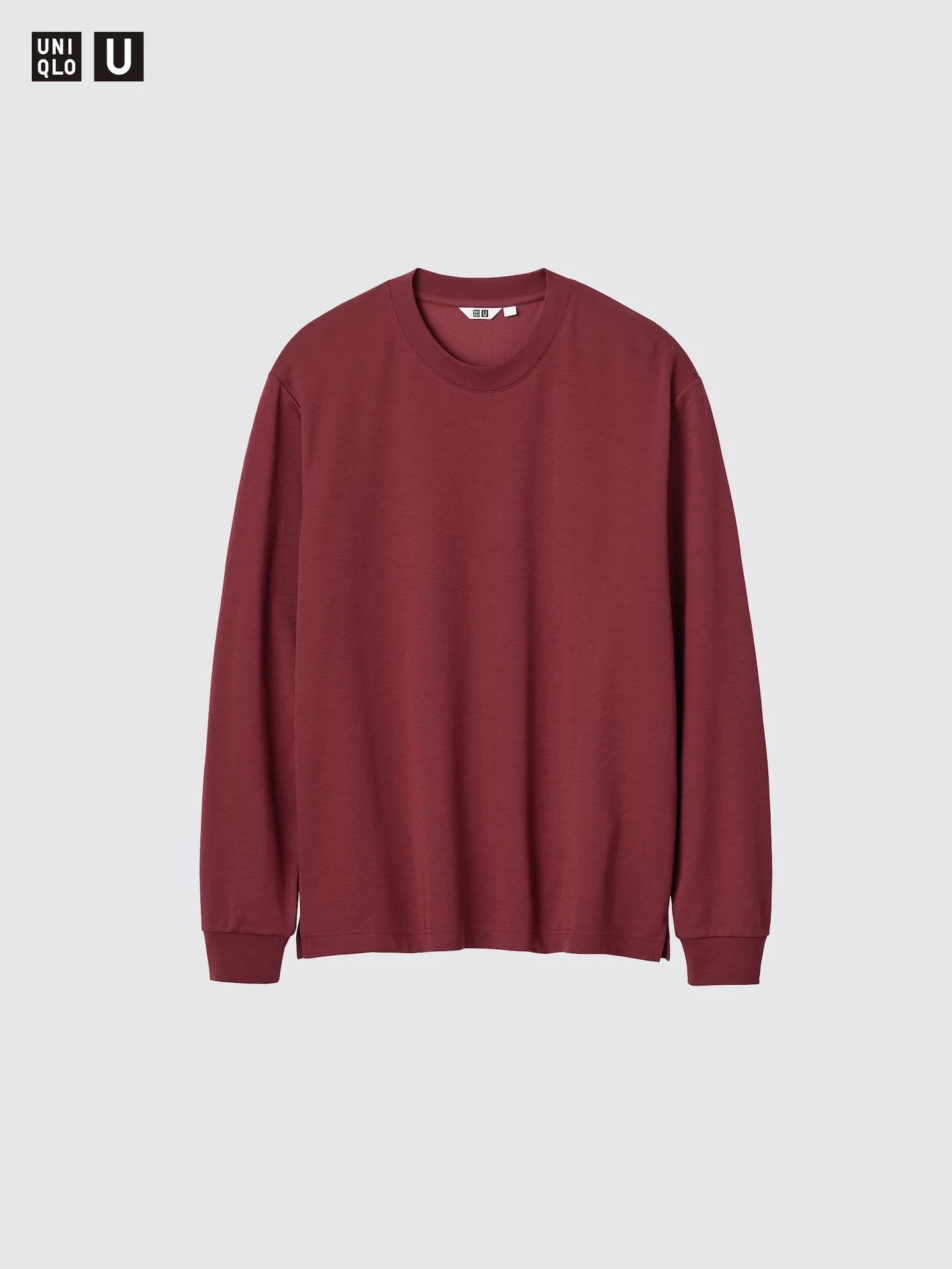 AIRism Baumwolle Langarmshirt (Rundhals)