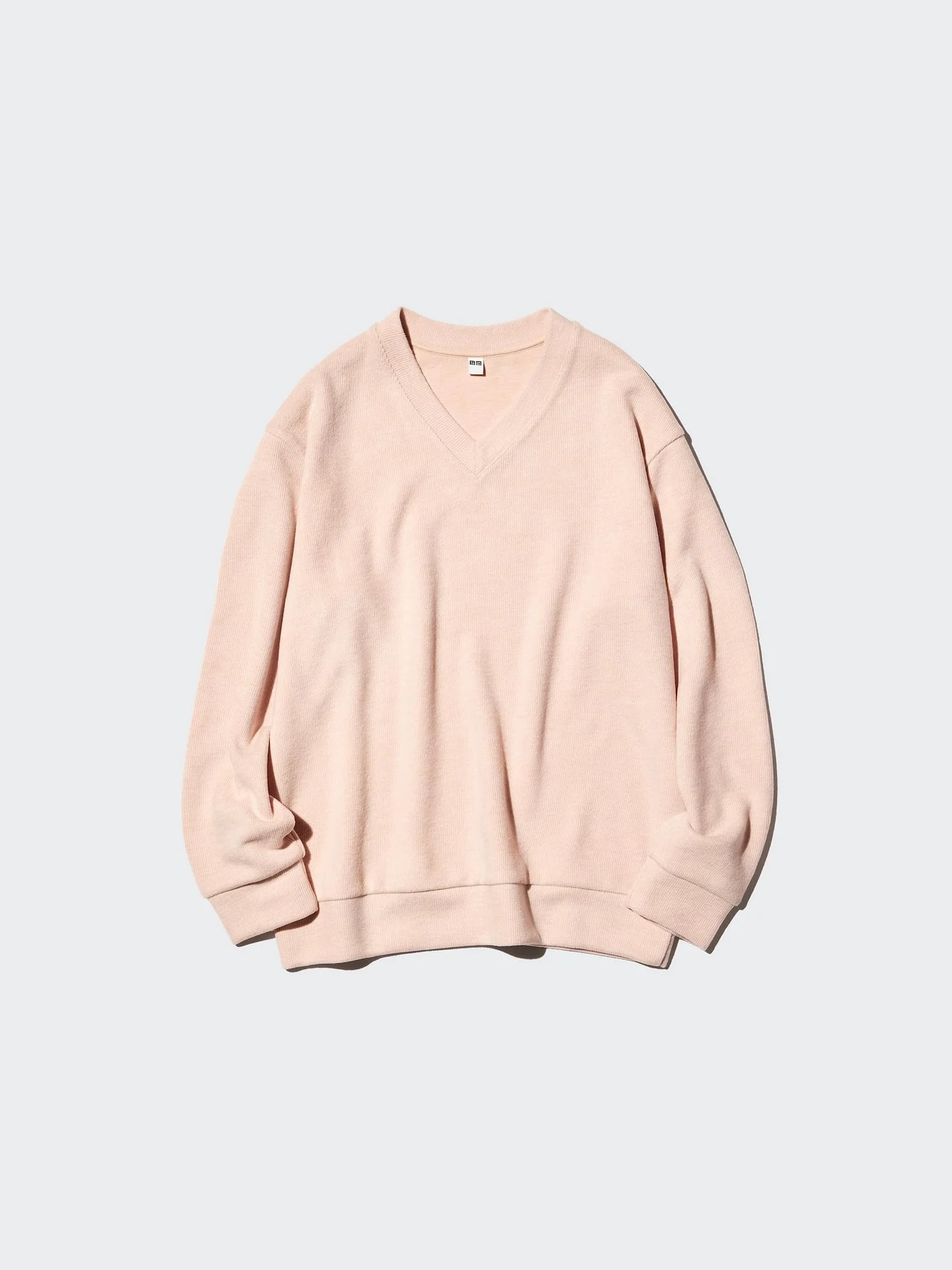 Флисовая рубашка Langarmshirt (гериппт, V-Ausschnitt)