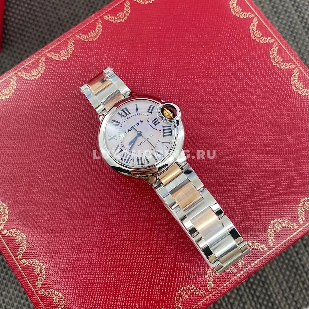 Часы Cartier Ballon Bleu покрыты золотом 18 карат