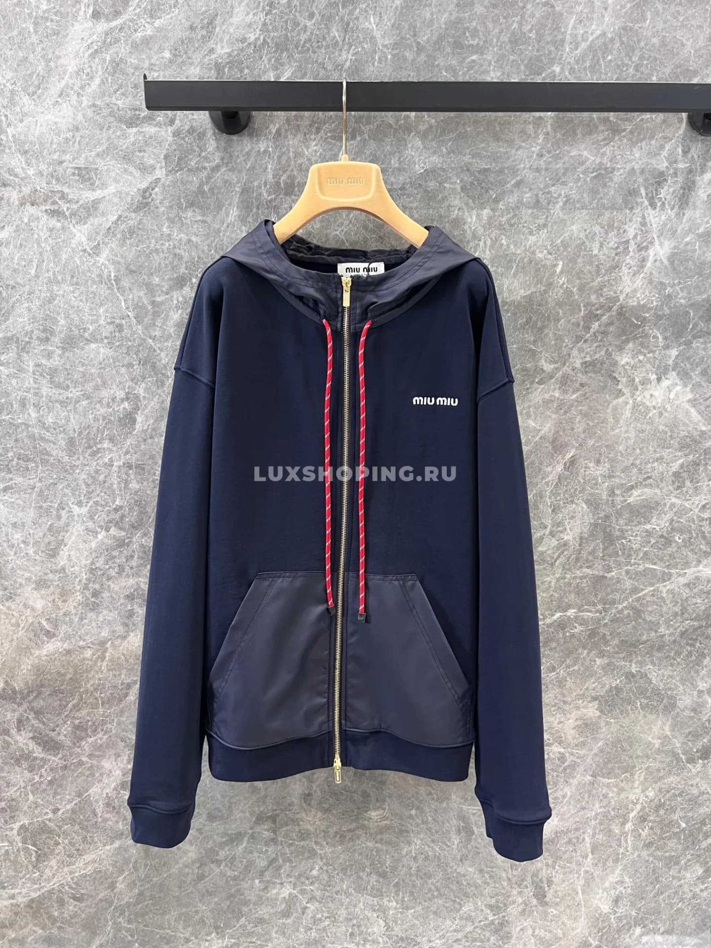 Худи Miu синяя
