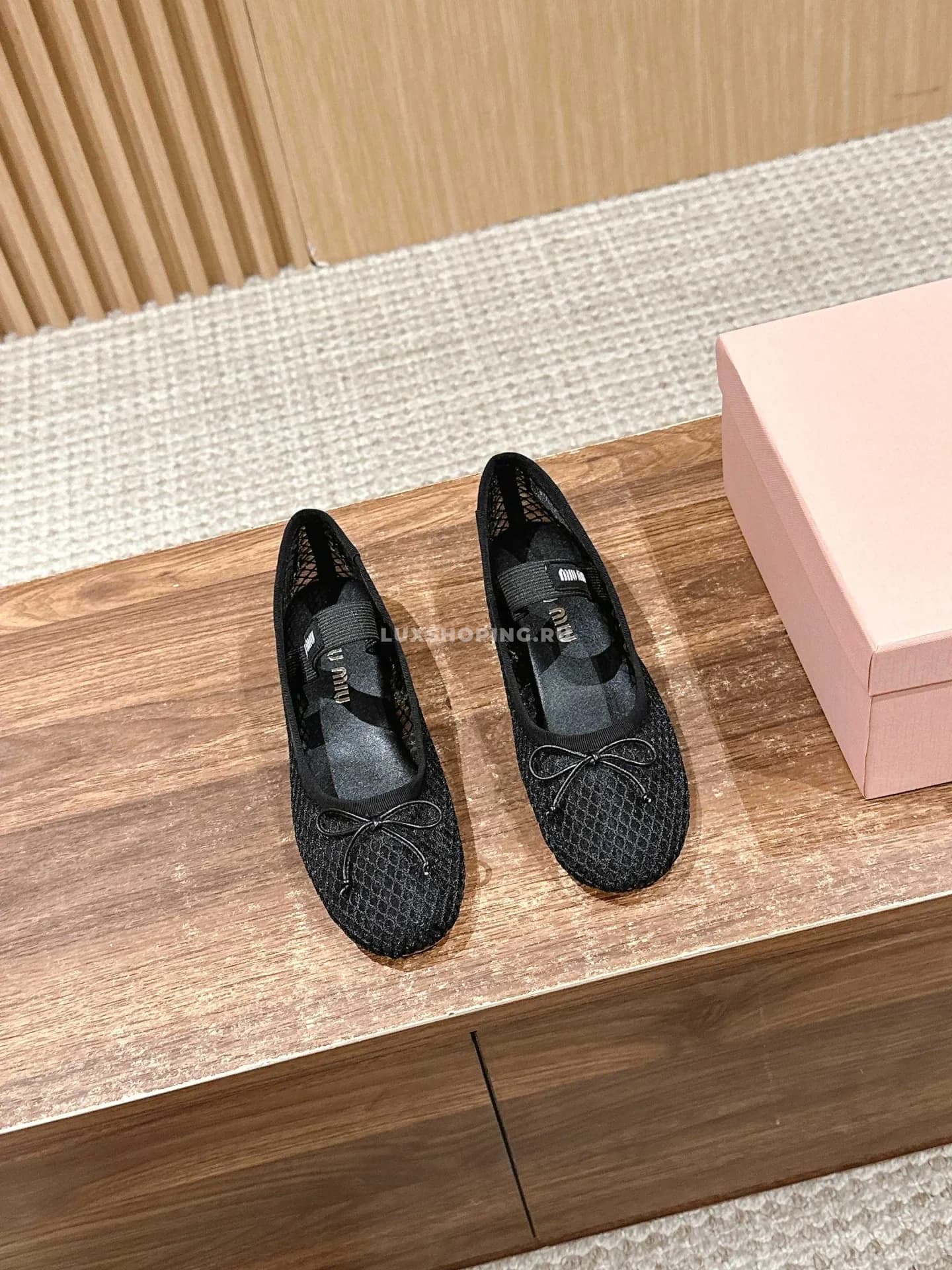 Балетки Miu черные