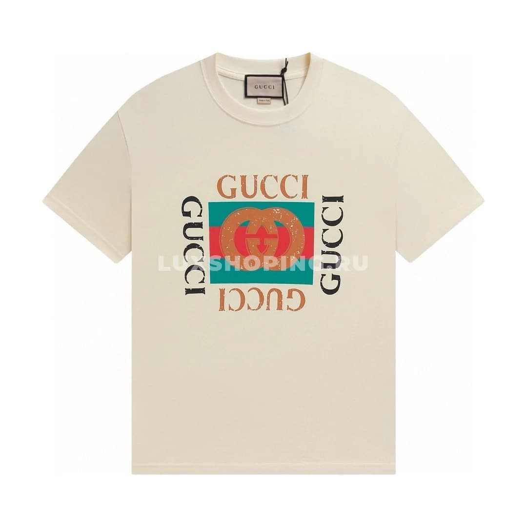 GUCCI Хлопковая футболка /834Б