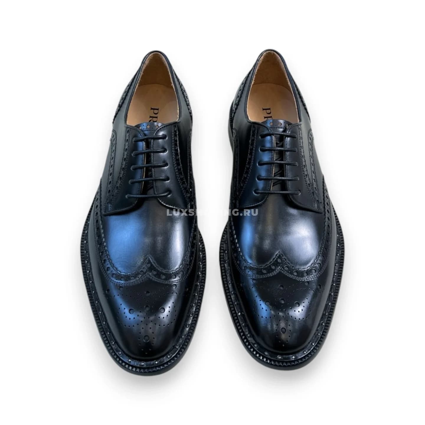 Туфли Prada дерби черные