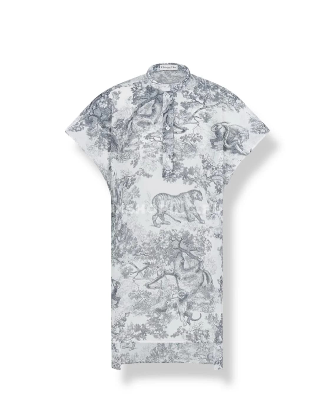 DIOR — Летняя блуза с принтом Toile de Jouy