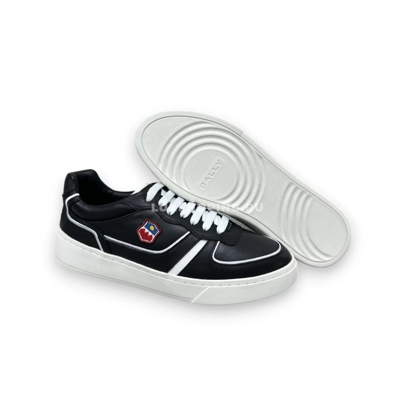 Кроссовки Bally Men's Leather Sneakers черные