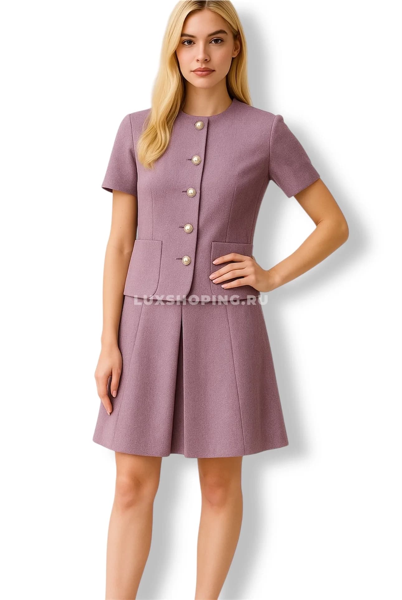 Костюм Dior с шелковой подкладкой