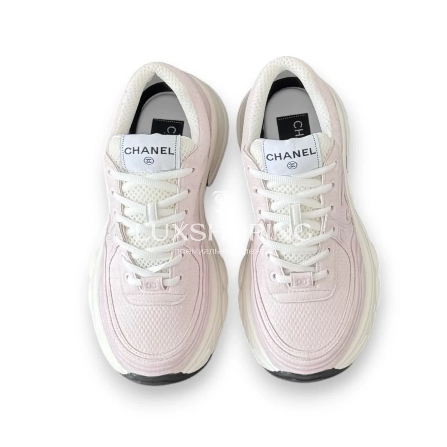 Высокие Кроссовки Chanel Розовые