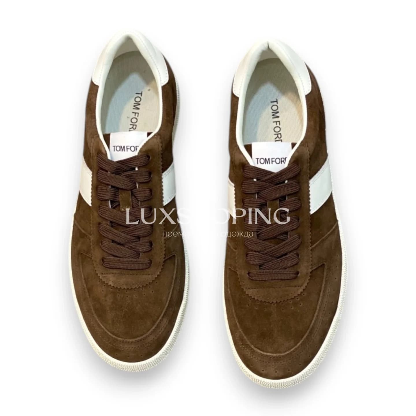 Кеды Tom Ford замшевые коричневые