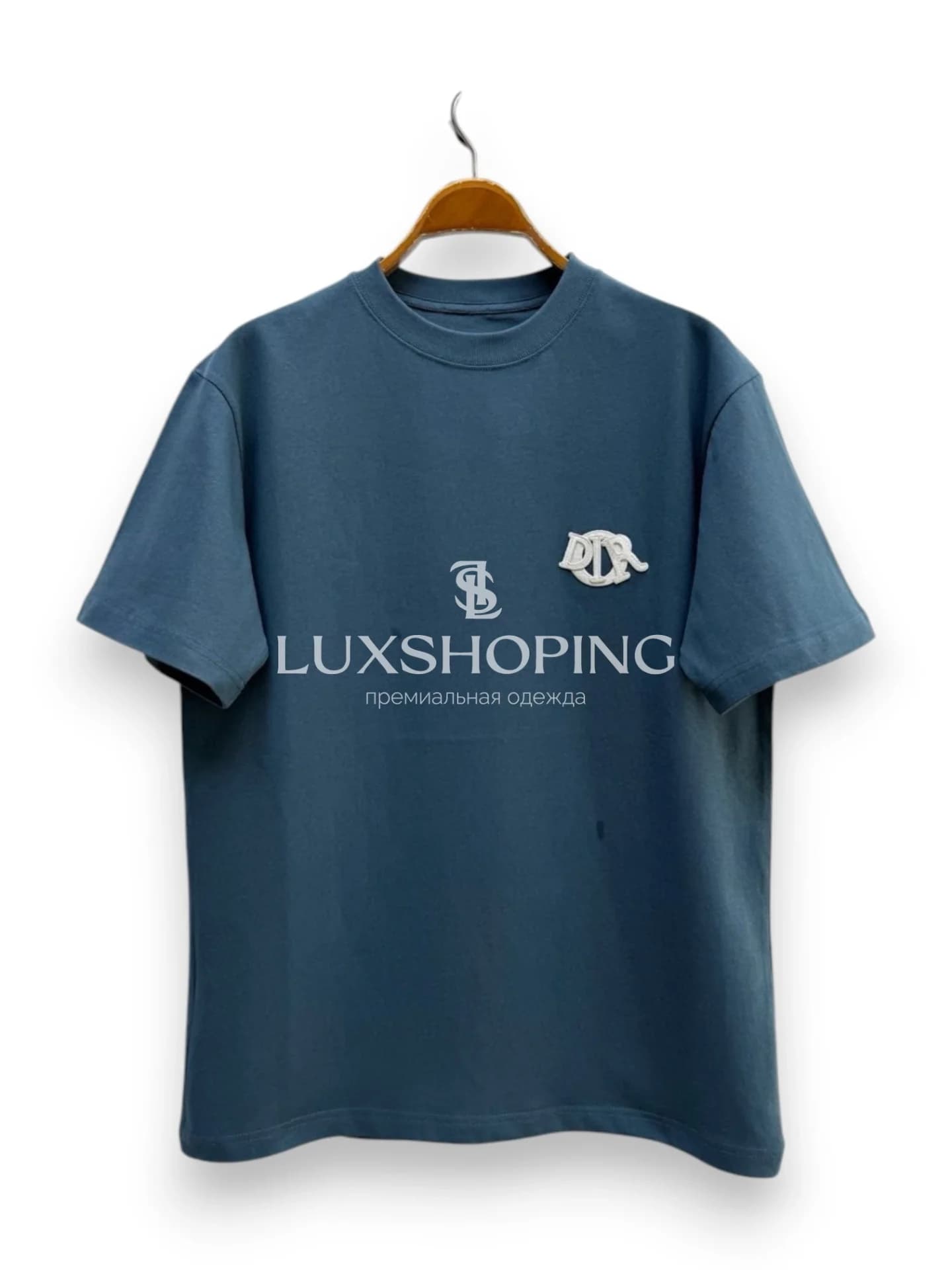 Футболка Dior Синий Горизонт Французской Ривьеры