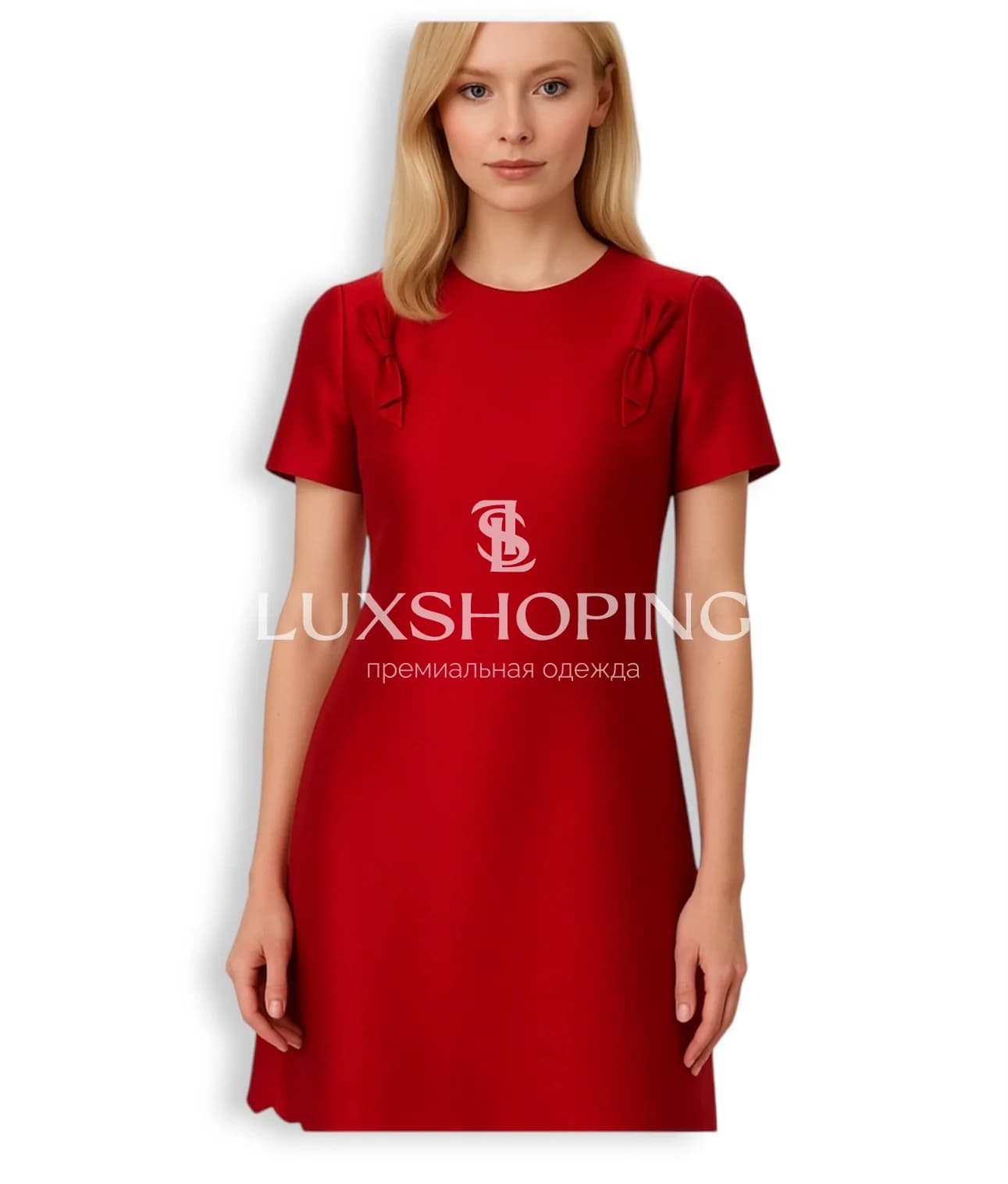 Платье Valentino 25S Алое Созвездие Парижских Балов